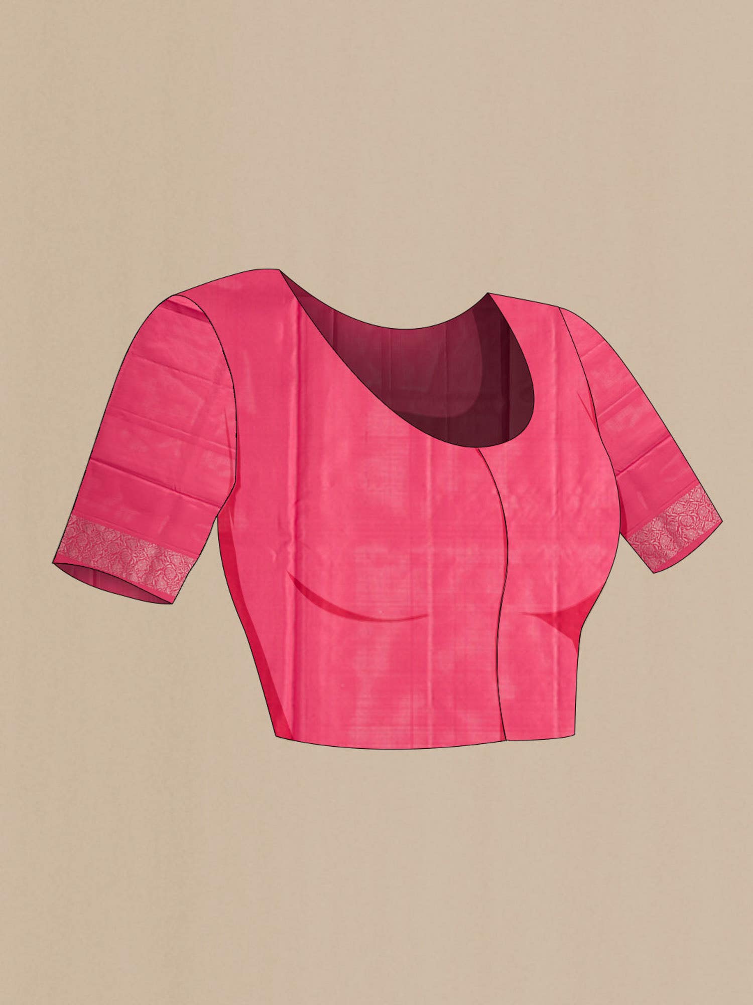 Coral Soft Silk Saree