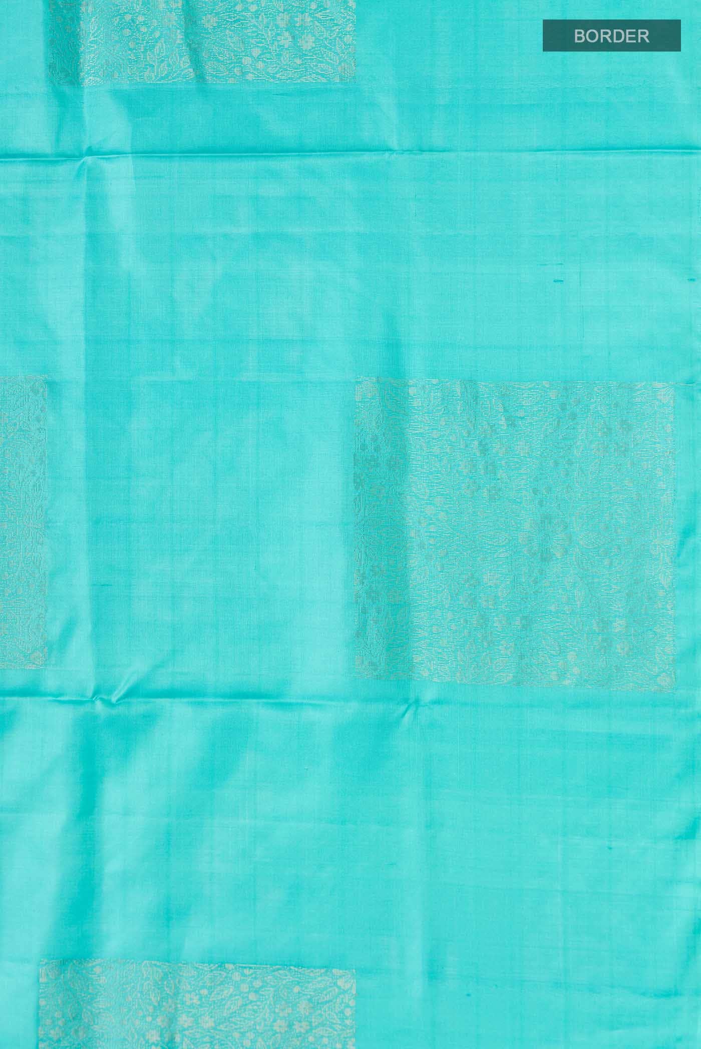 Turquoise Soft Silk Saree