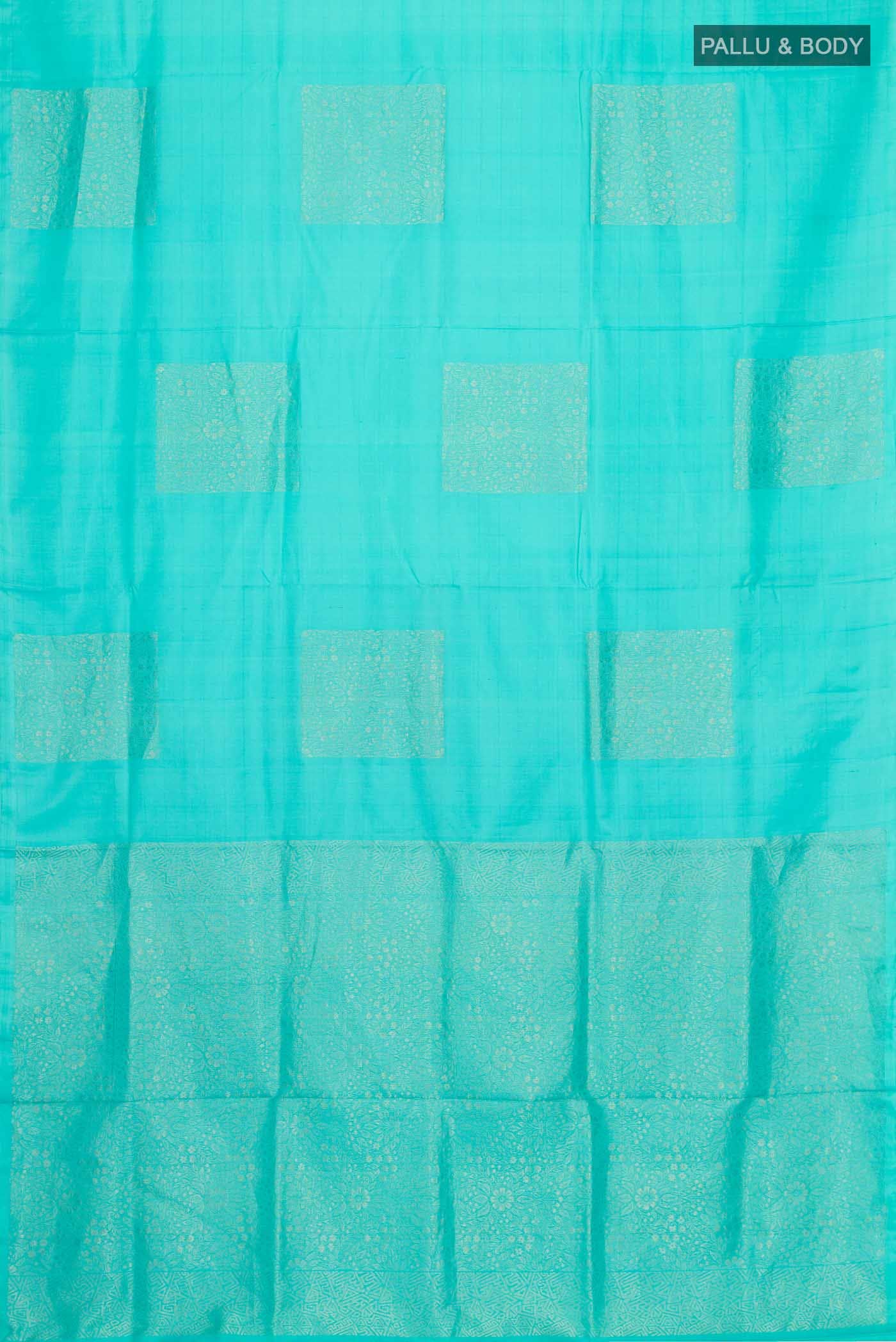 Turquoise Soft Silk Saree
