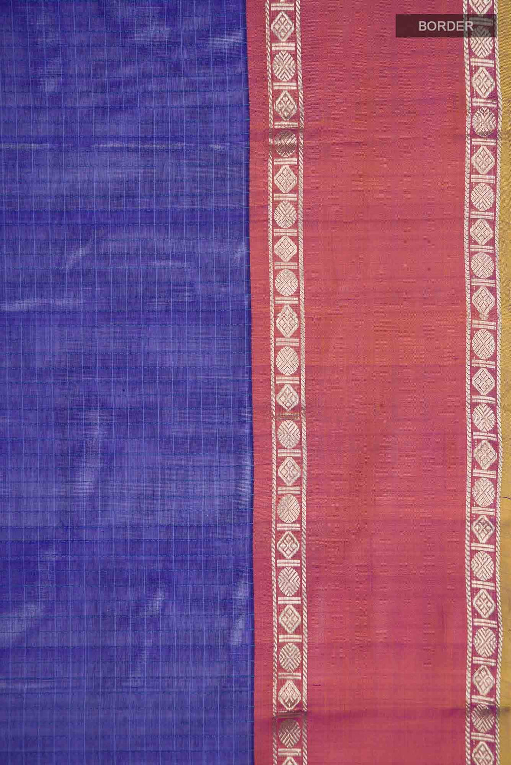 Blue Silk Cotton Saree