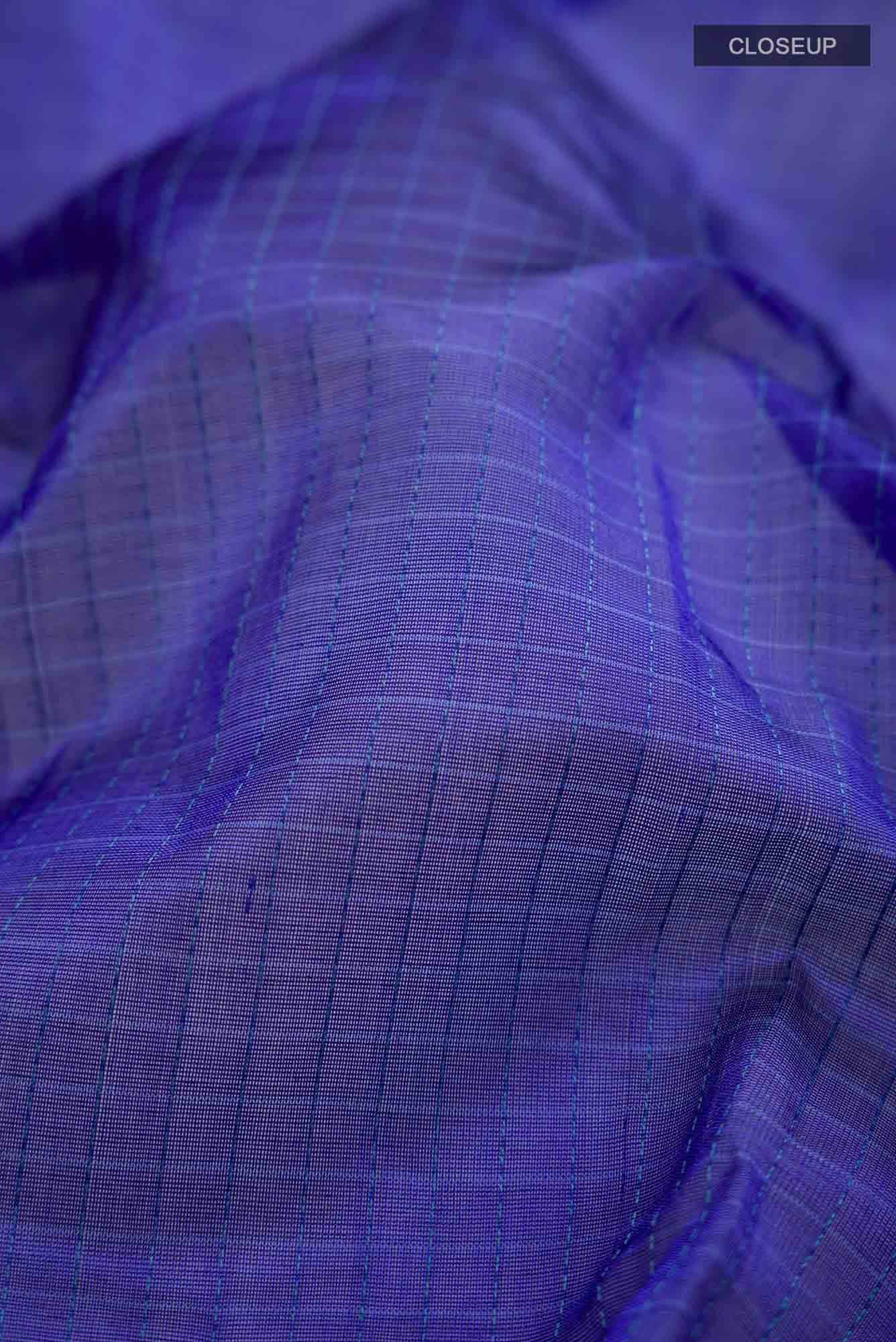 Blue Silk Cotton Saree