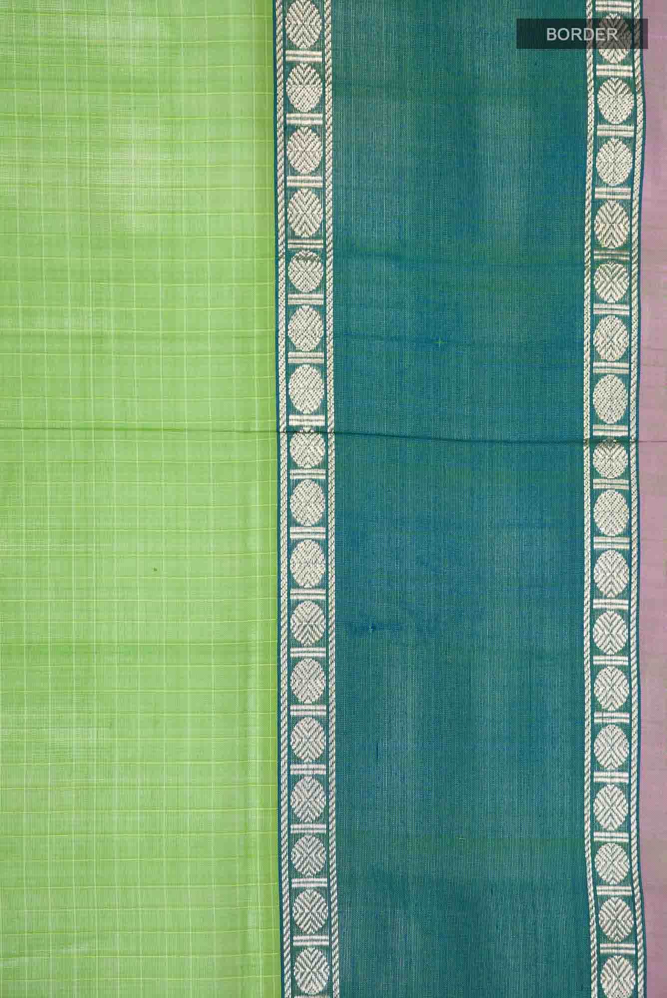Green Silk Cotton Saree