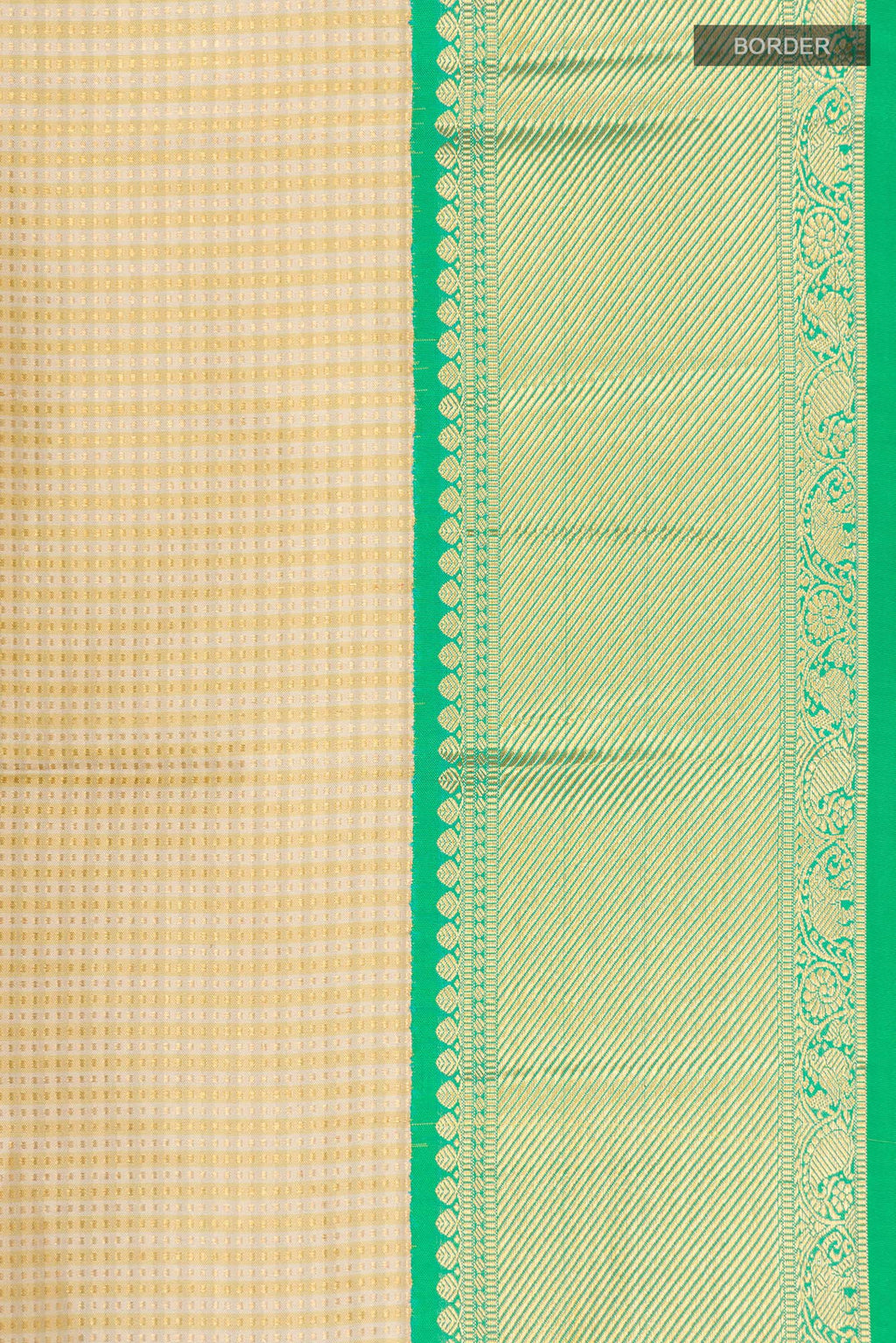 Gold Kanchipuram Silk Saree