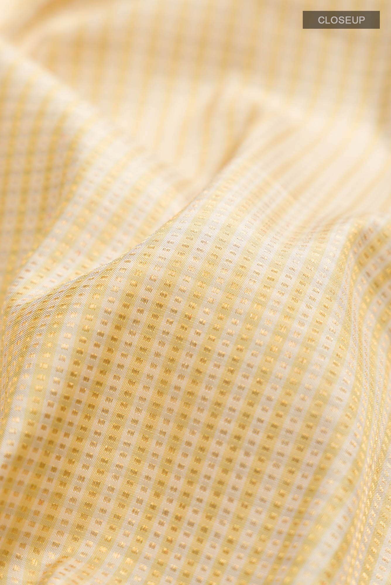Gold Kanchipuram Silk Saree