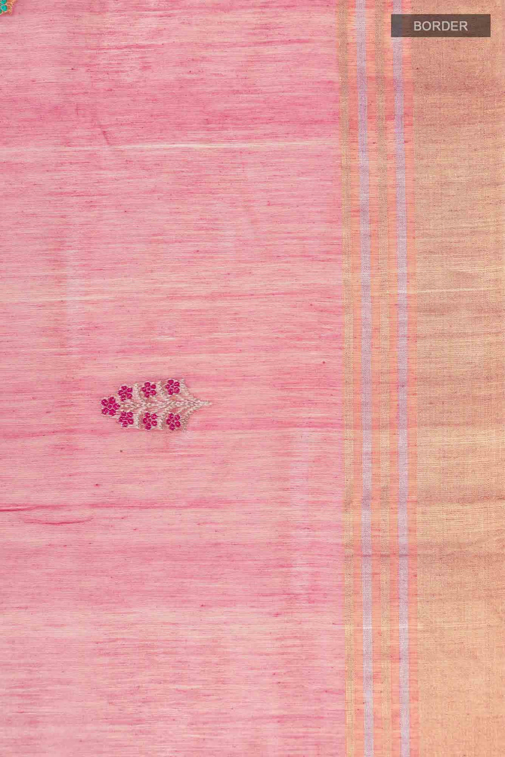 Pink Chanderi Silk Cotton Saree