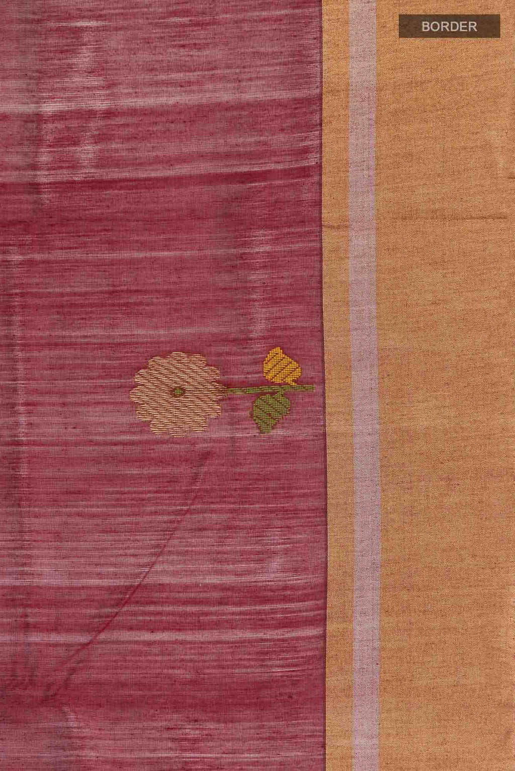 Maroon Chanderi Silk Cotton Saree