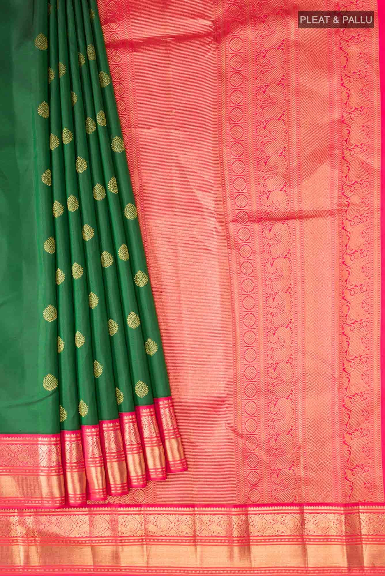 Green Kanchipuram Silk Saree