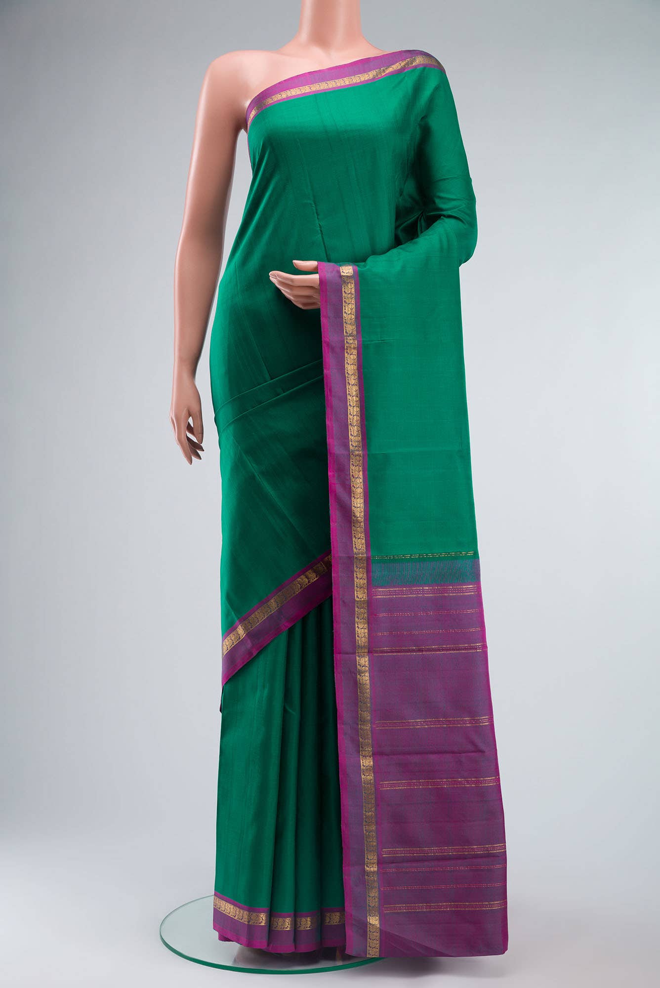 Green Kanchipuram Silk Saree