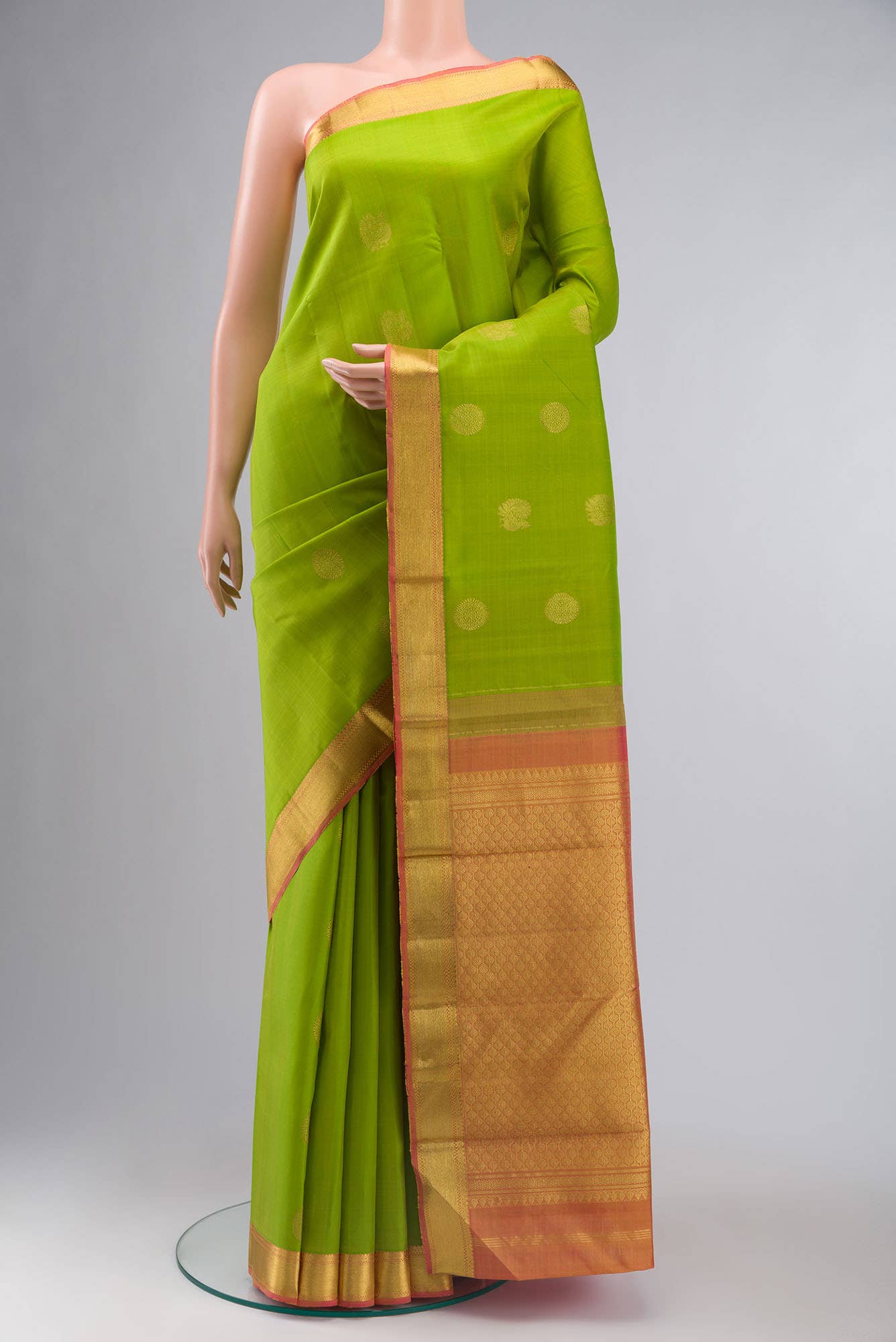 Green Kanchipuram Silk Saree