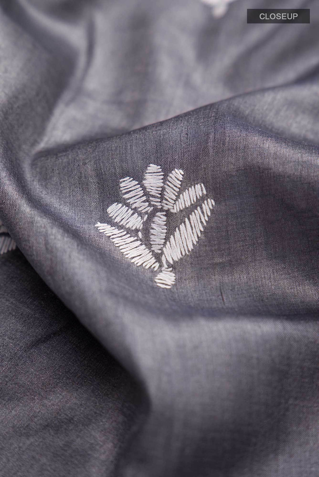 Lavender Bhagalpuri Tussar Silk Saree