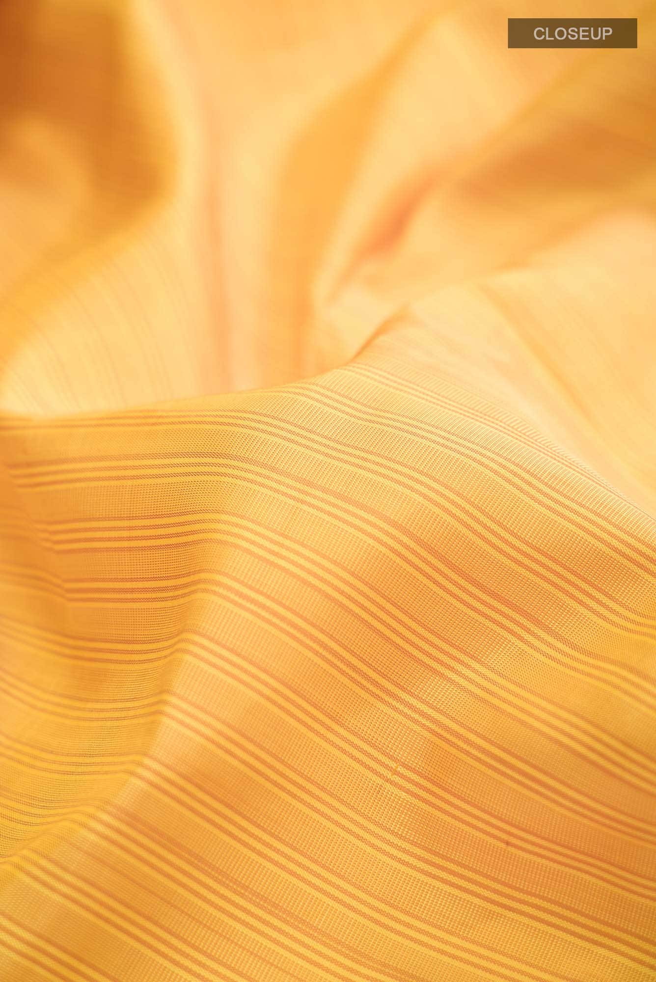 Yellow Kanchipuram Silk Saree