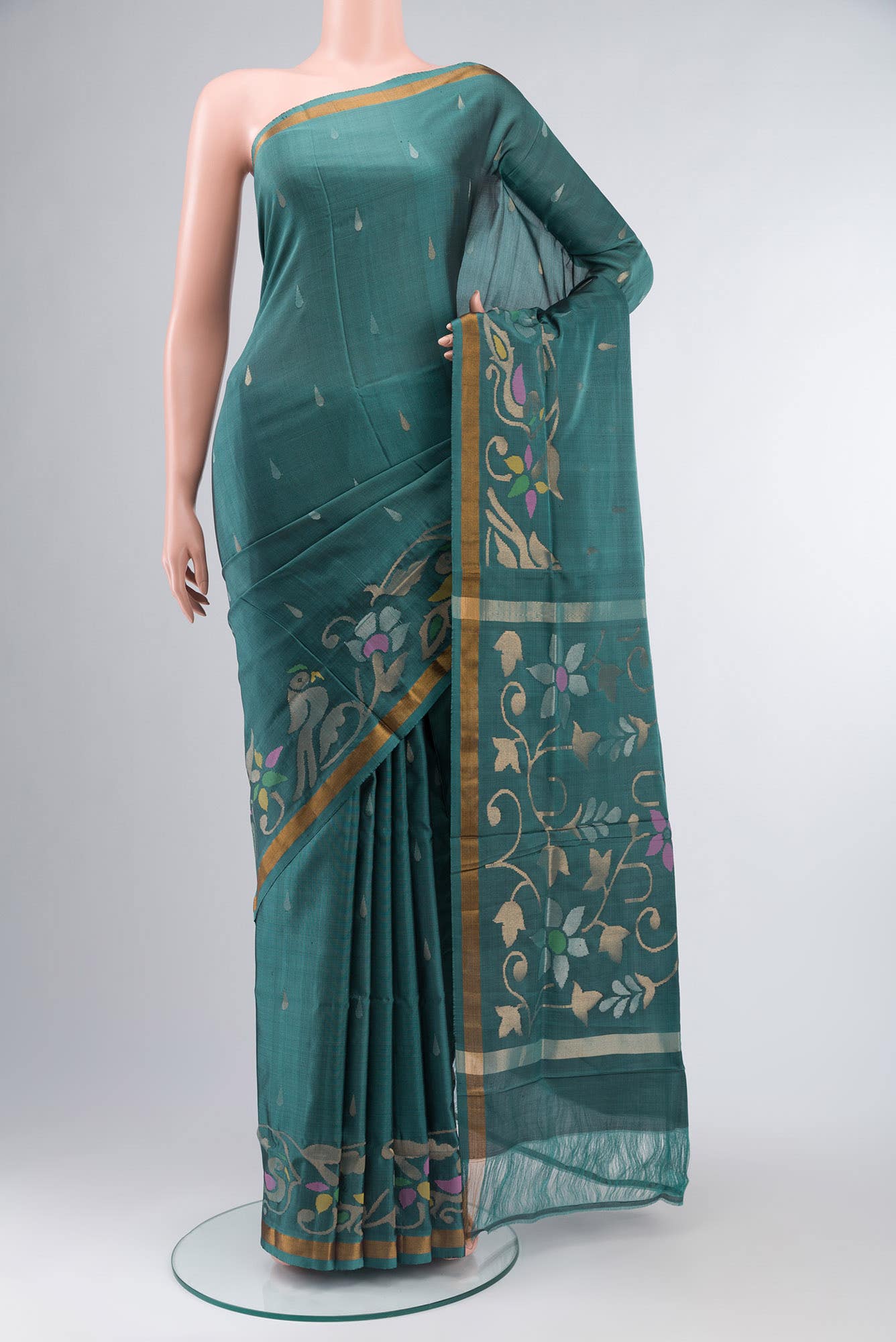 Green Uppada Silk Saree