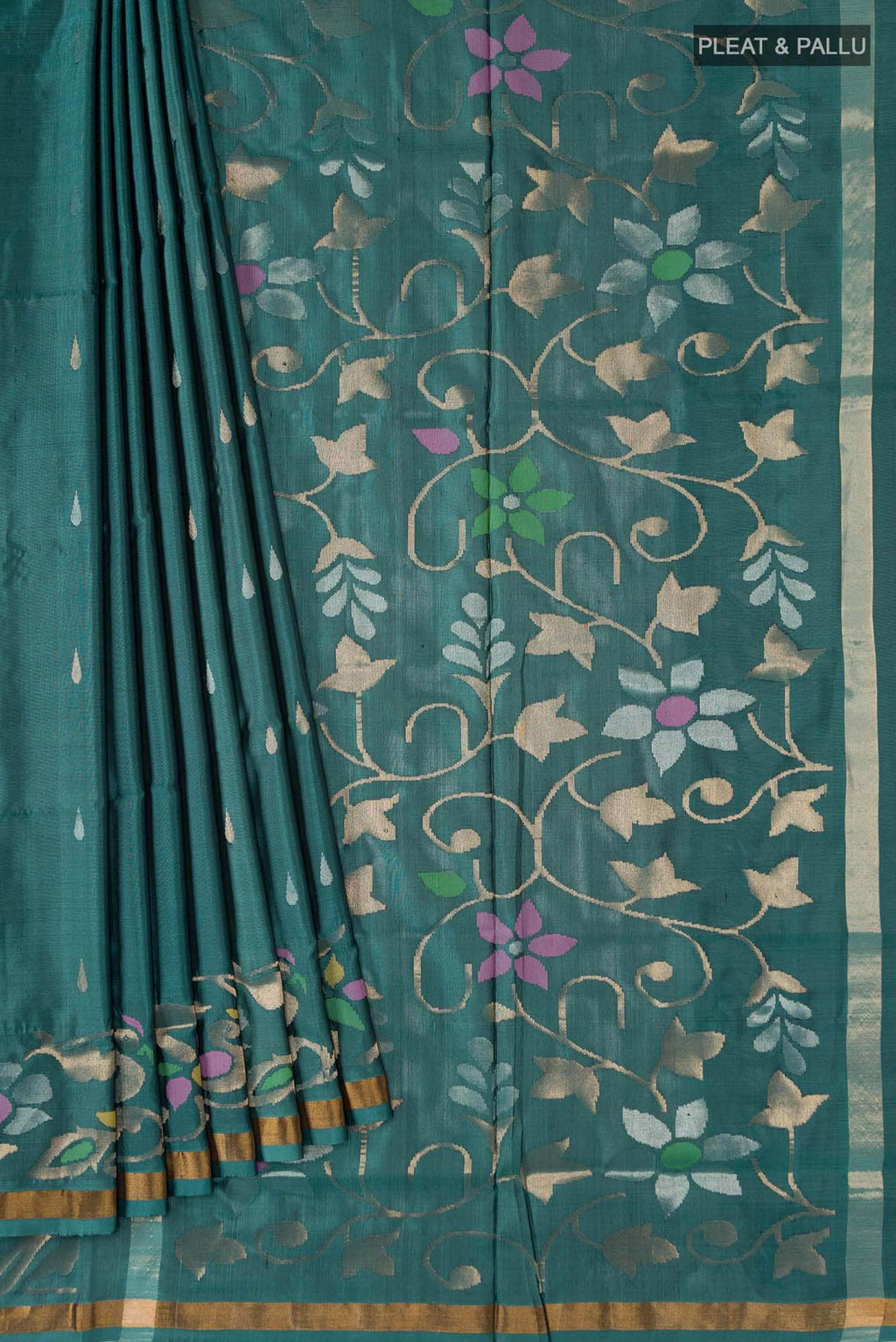 Green Uppada Silk Saree