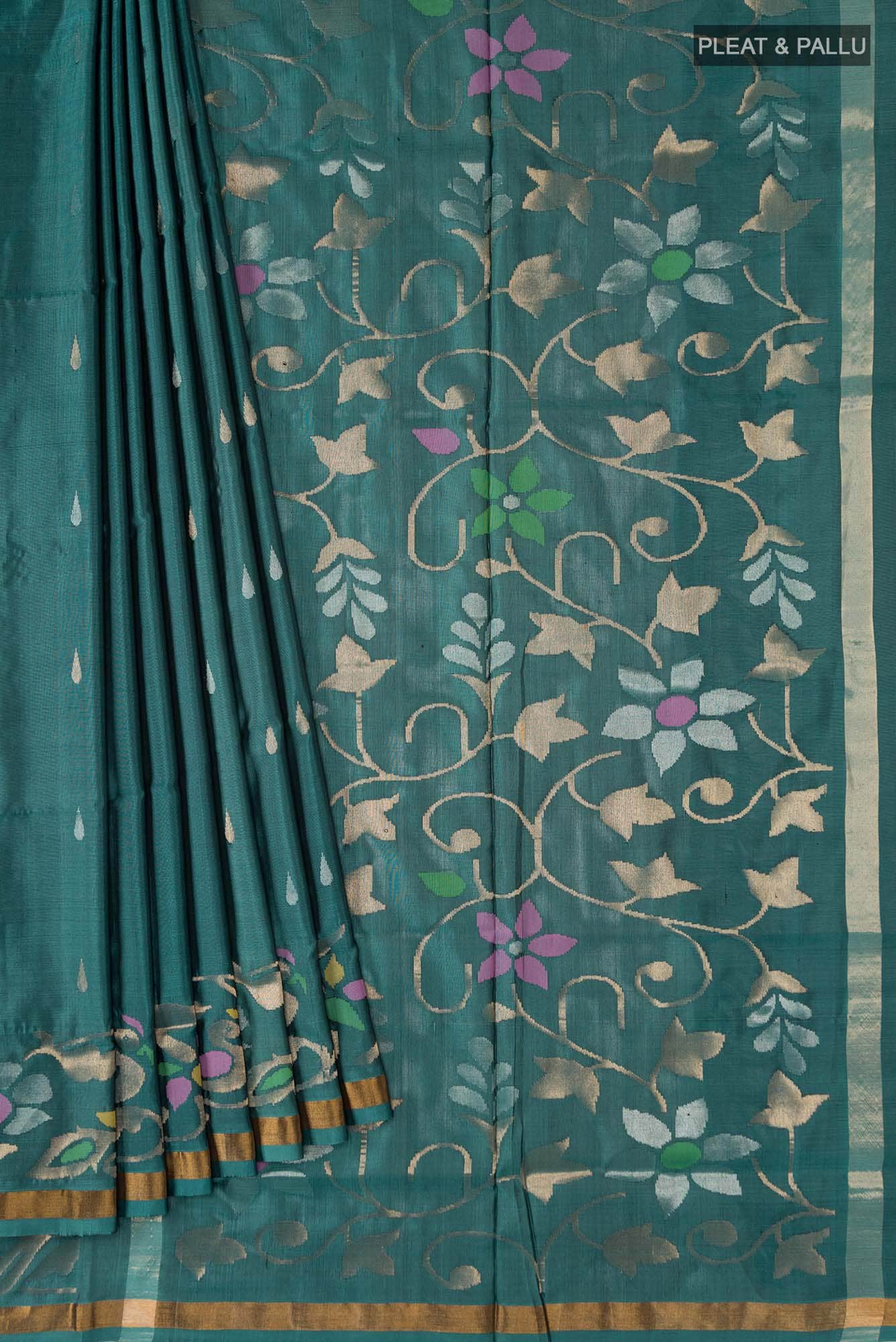Green Uppada Silk Saree