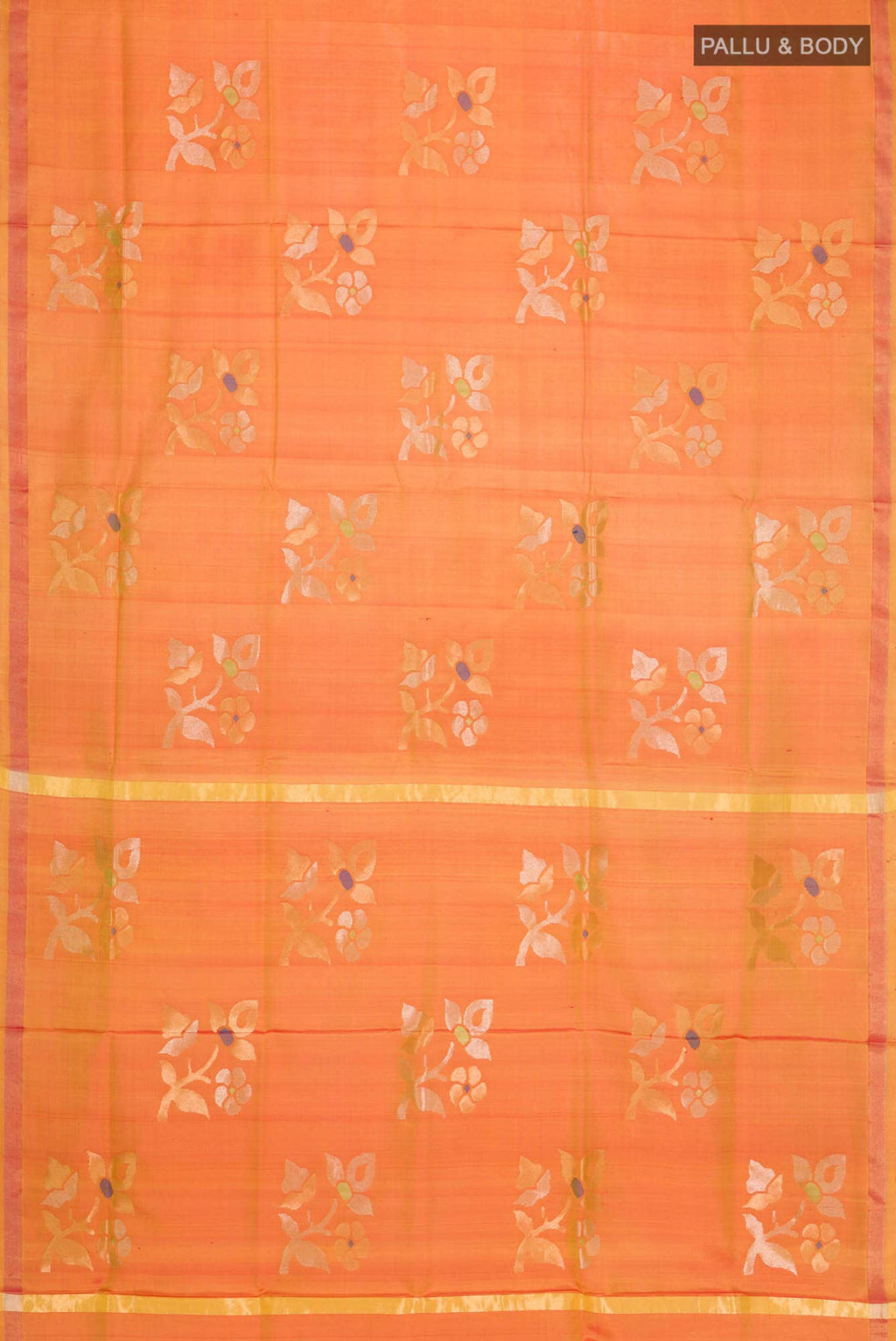 Yellow with Red Dual Tone Uppada Silk Saree
