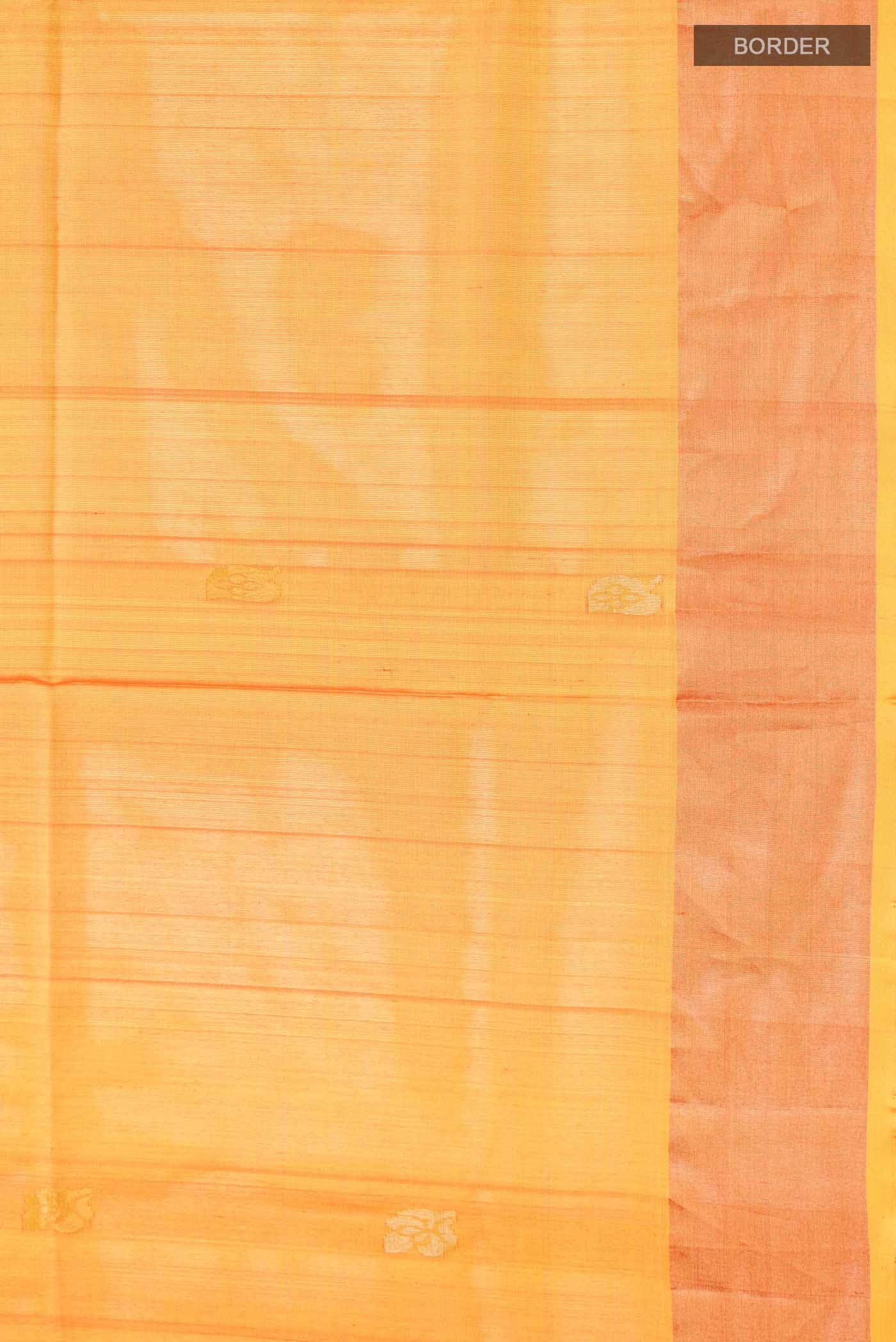 Orange Uppada Silk Saree