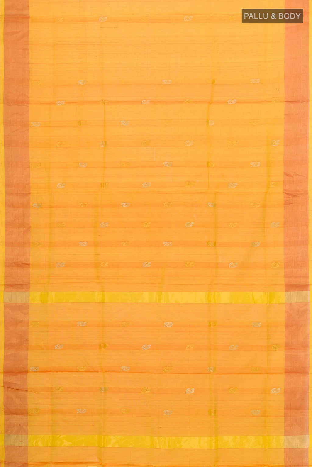 Orange Uppada Silk Saree