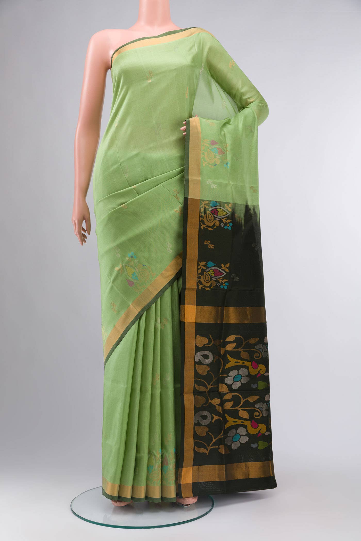 Green Uppada Silk Saree
