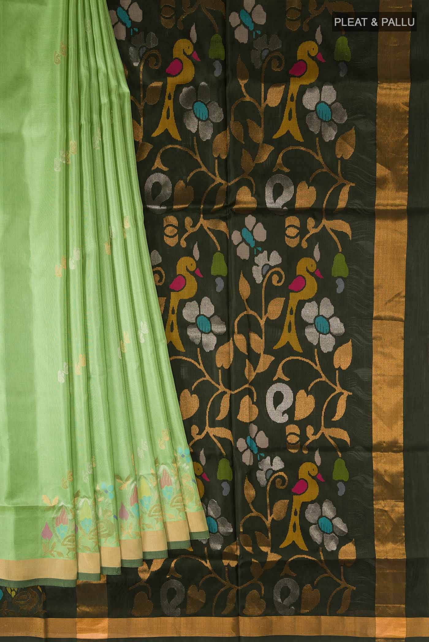 Green Uppada Silk Saree