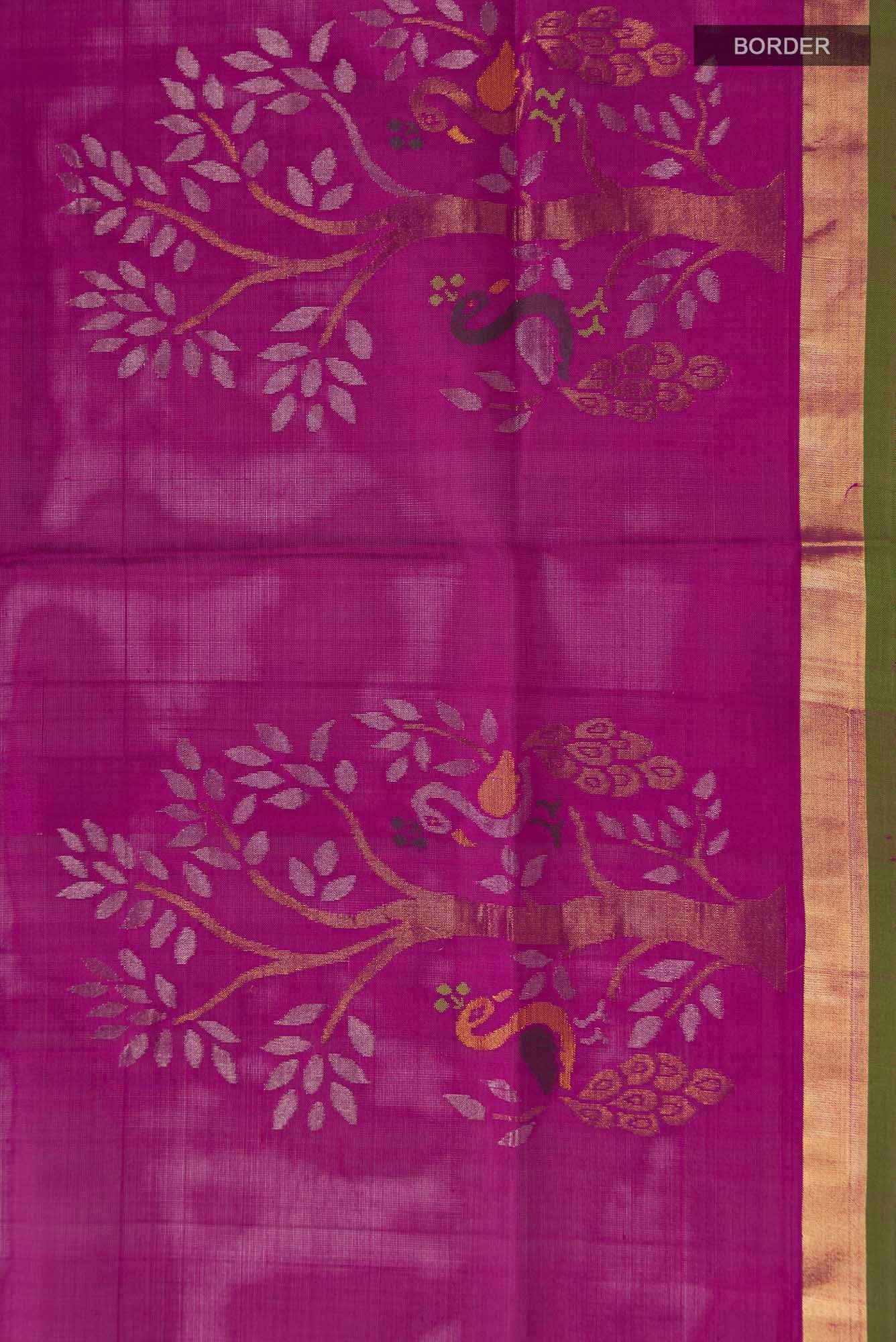 Magenta Uppada Silk Saree