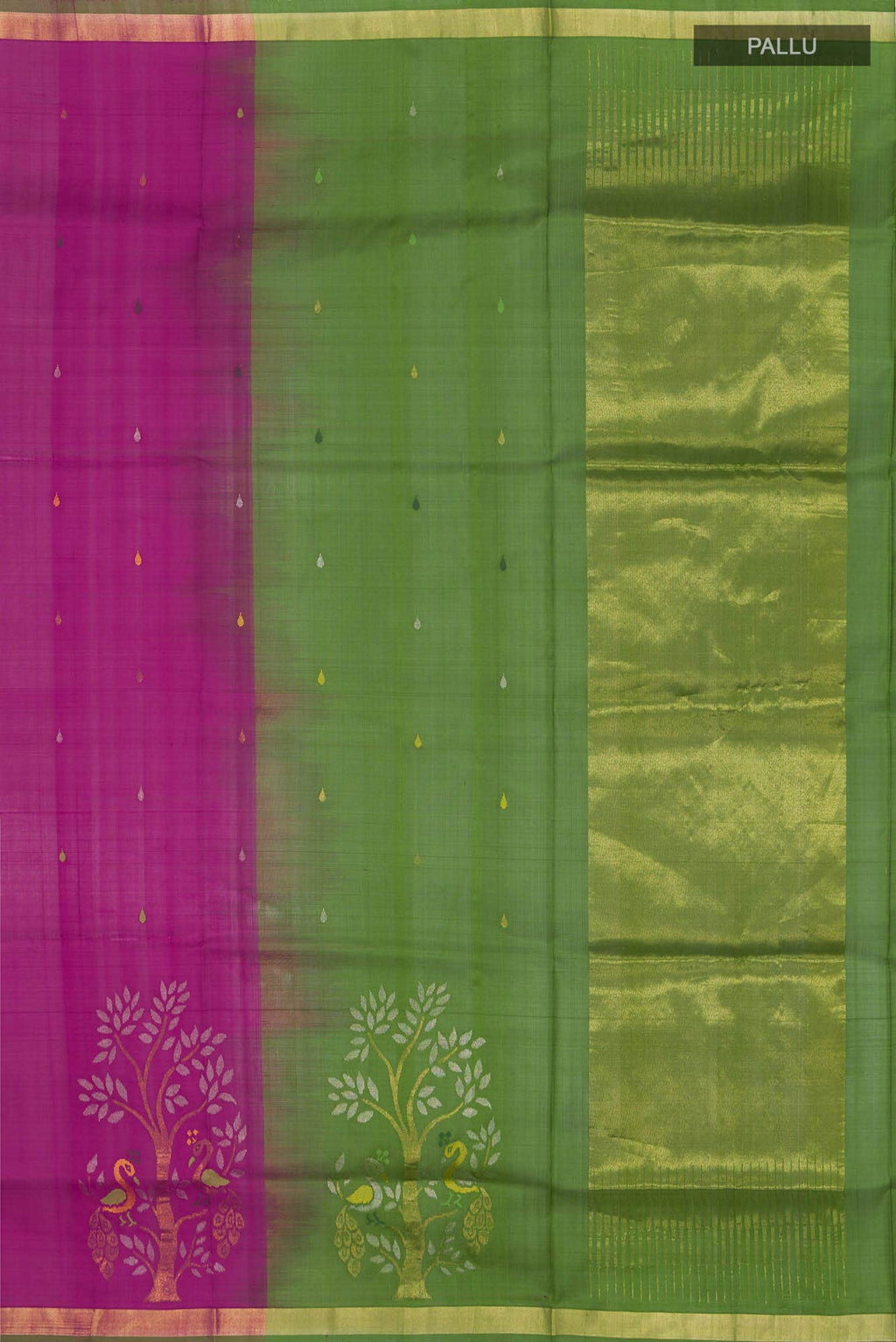 Magenta Uppada Silk Saree