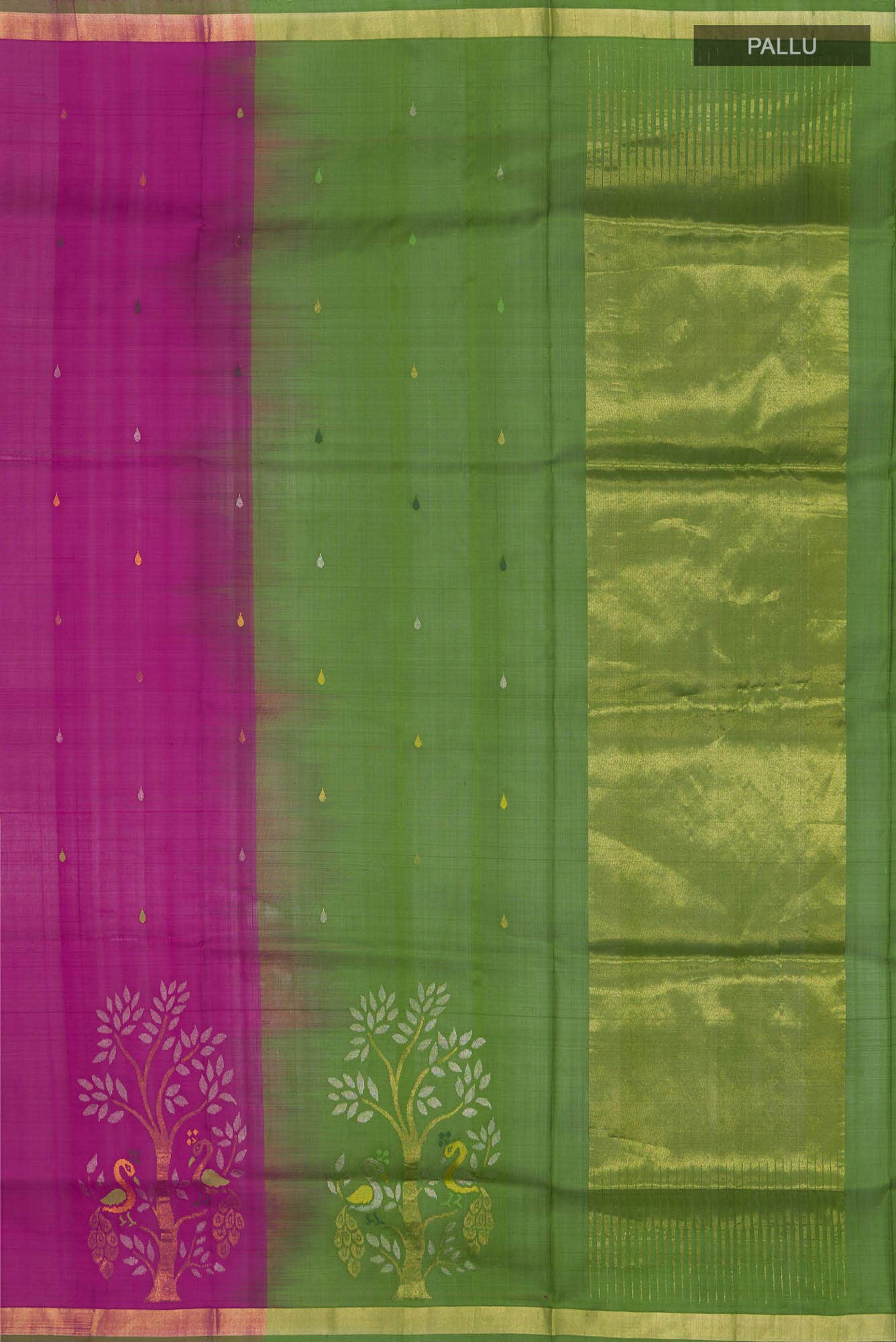 Magenta Uppada Silk Saree