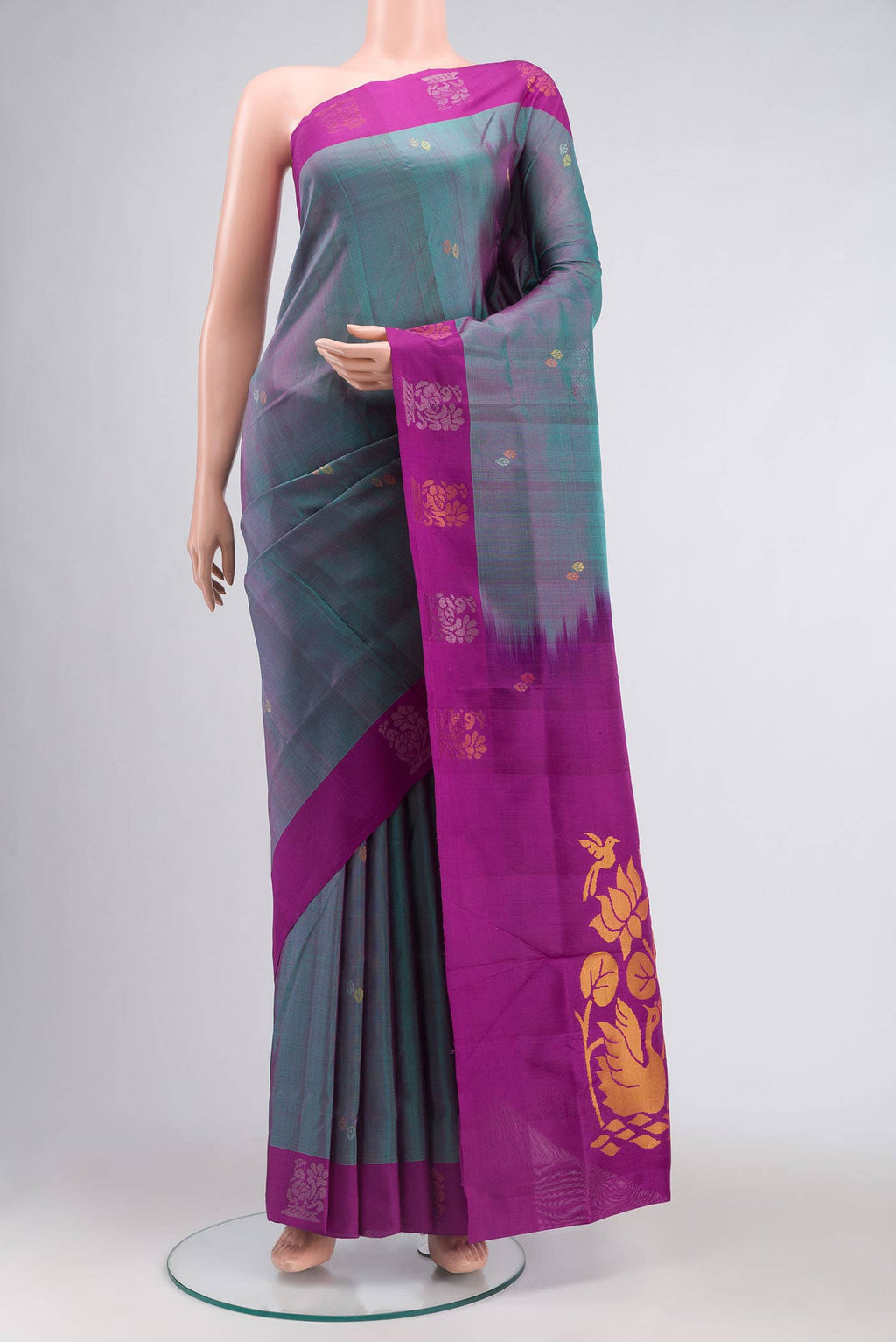 Blue Uppada Silk Saree