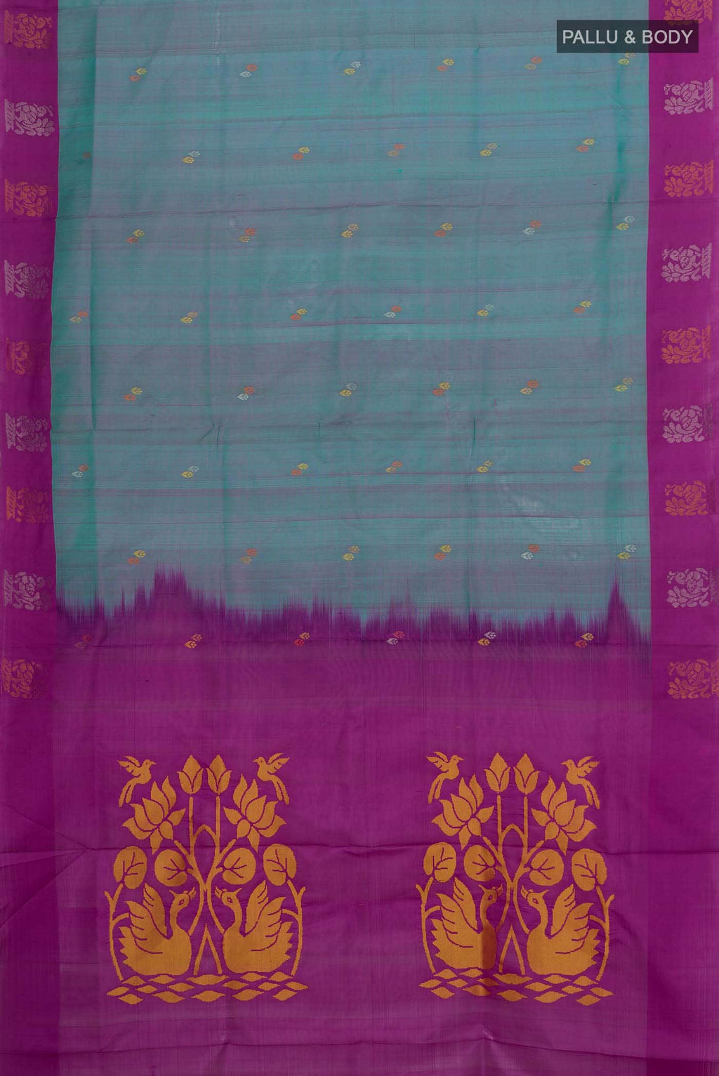 Blue Uppada Silk Saree