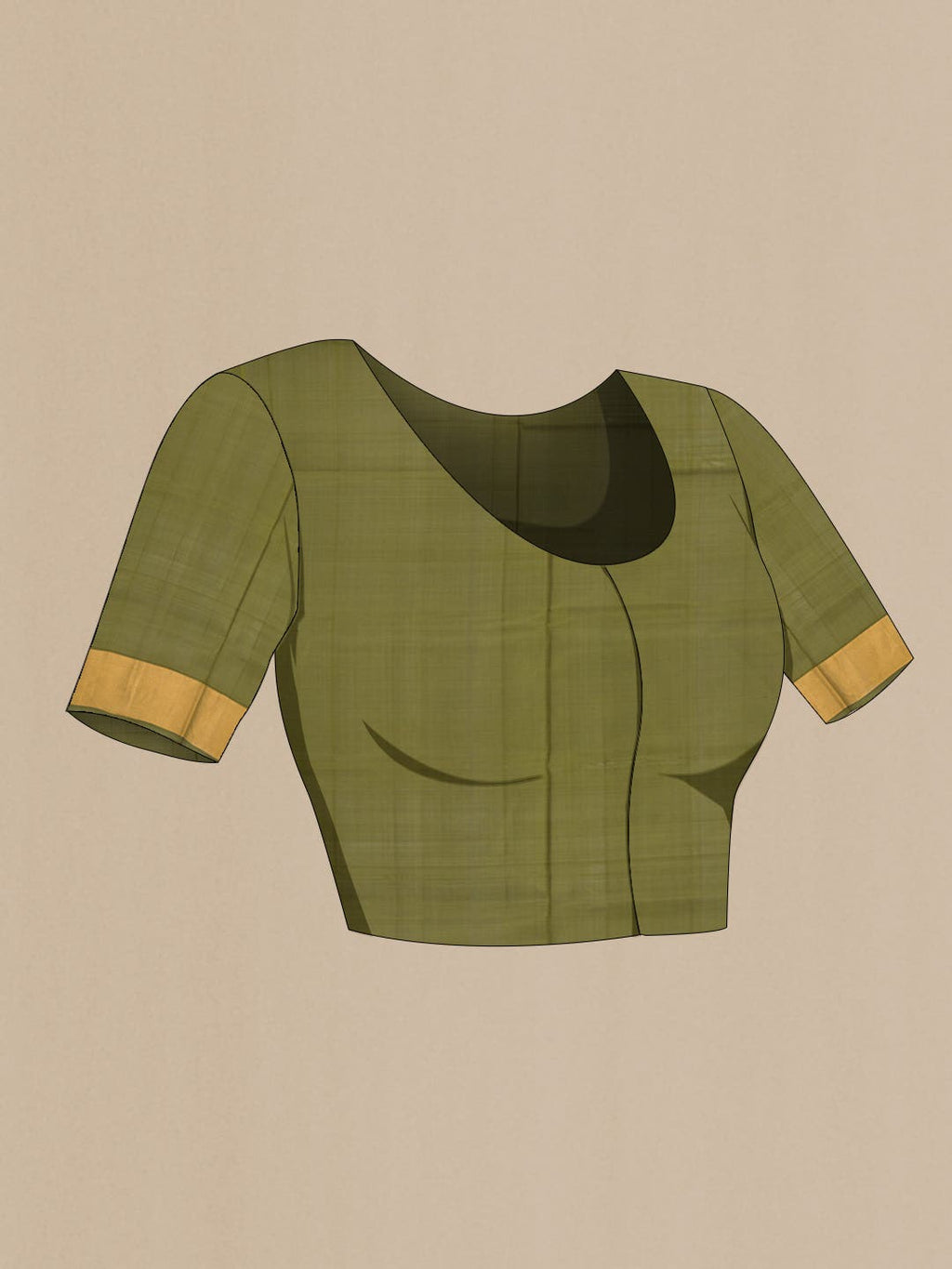 Brown Uppada Silk Saree