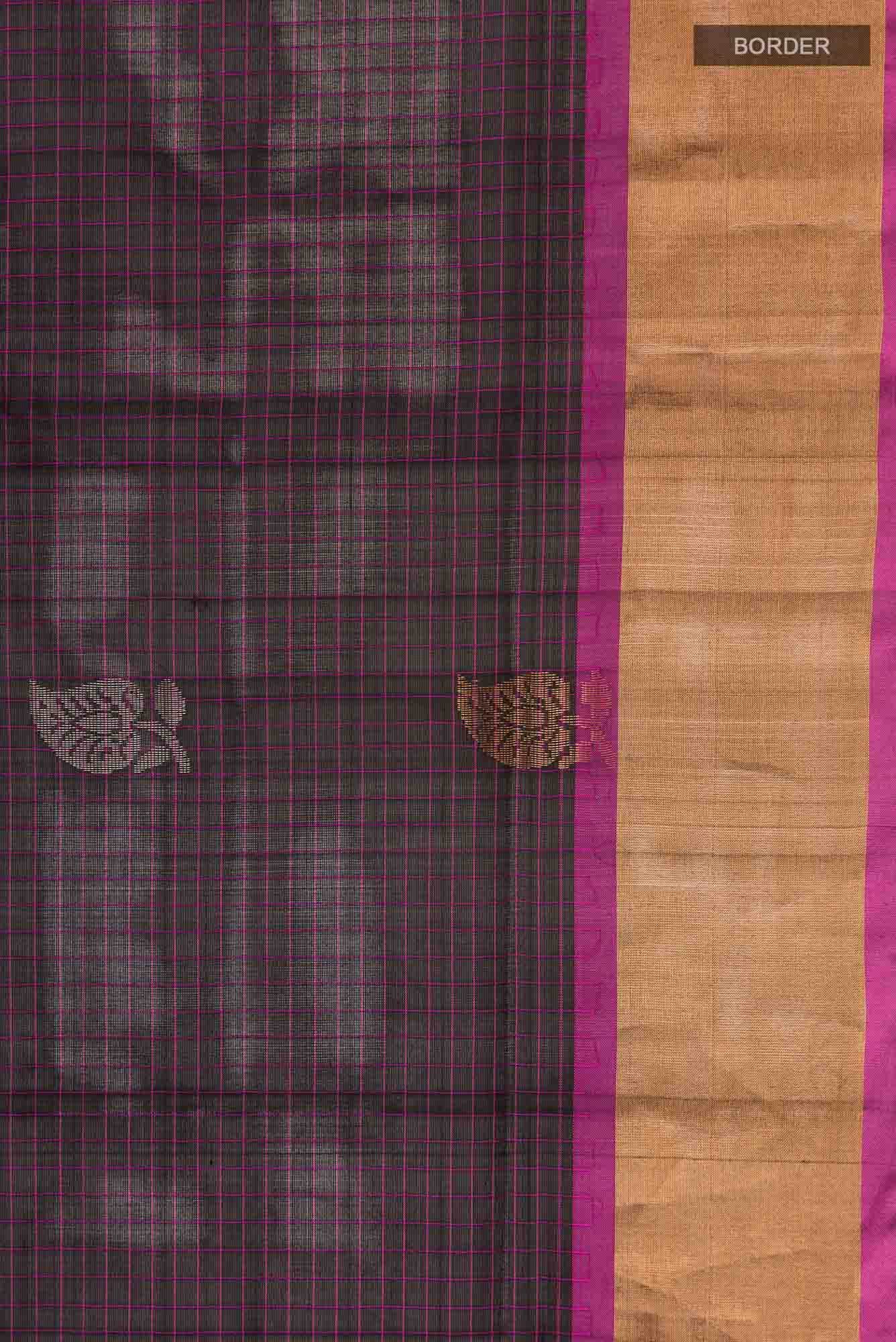Black Uppada Silk Saree