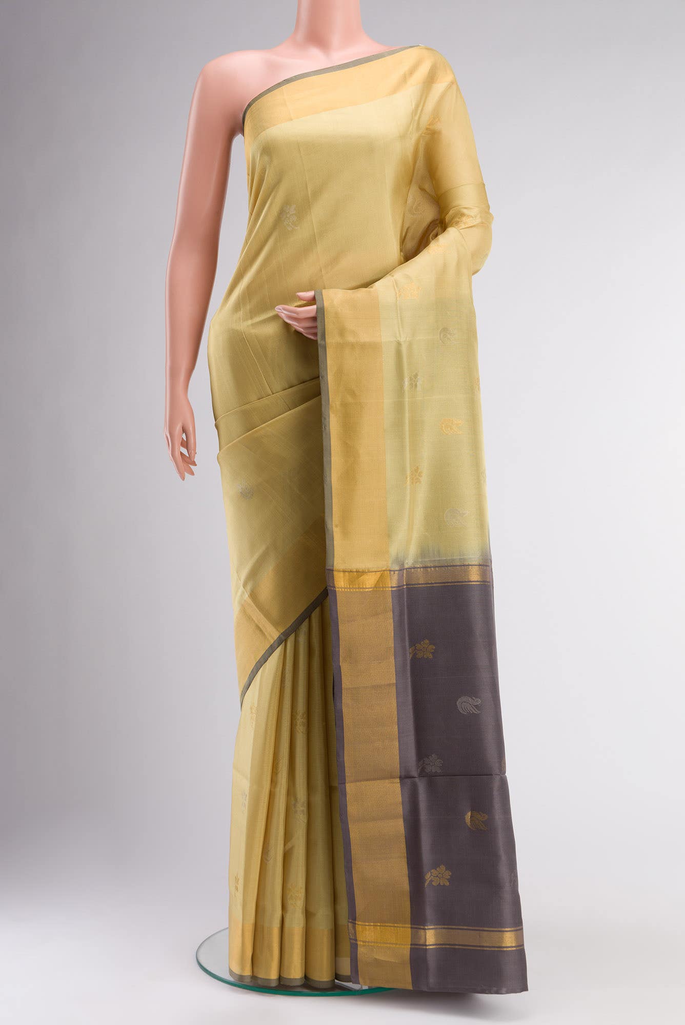 Beige Uppada Silk Saree