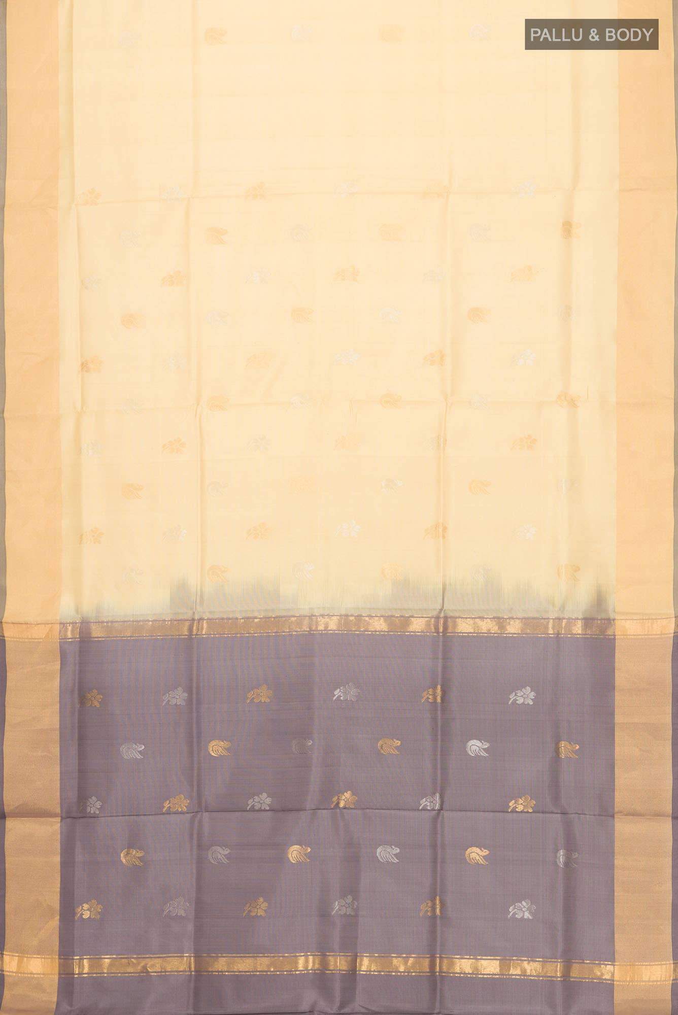 Beige Uppada Silk Saree