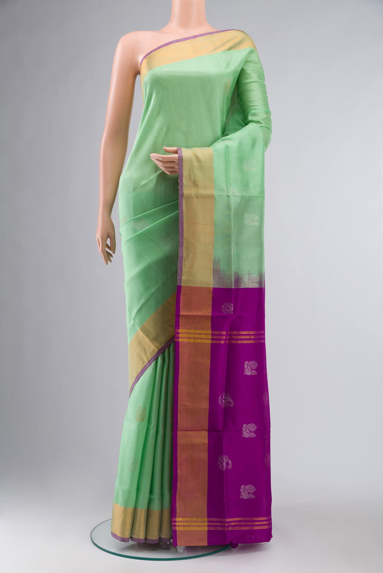 Green Uppada Silk Saree