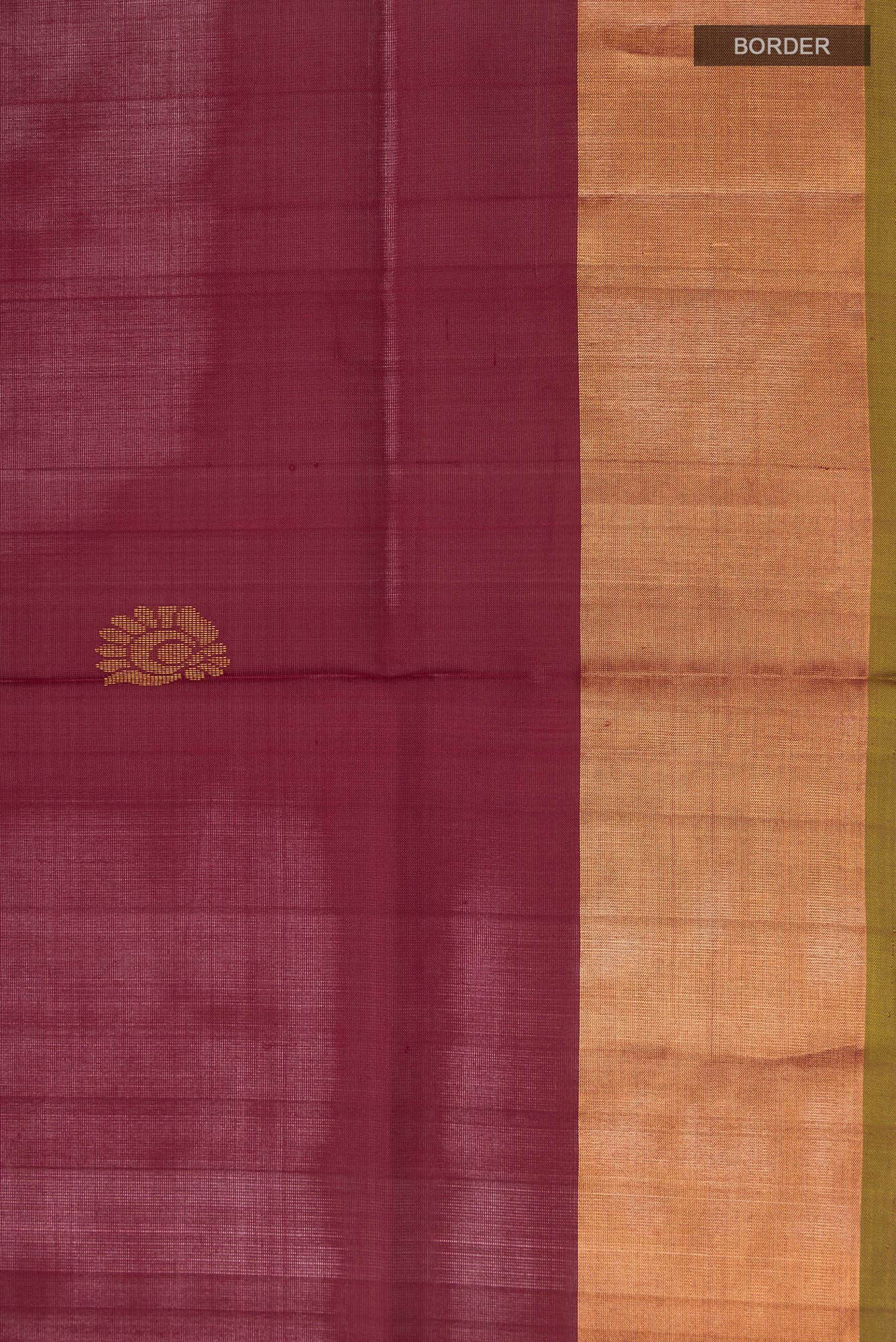 Maroon Uppada Silk Saree