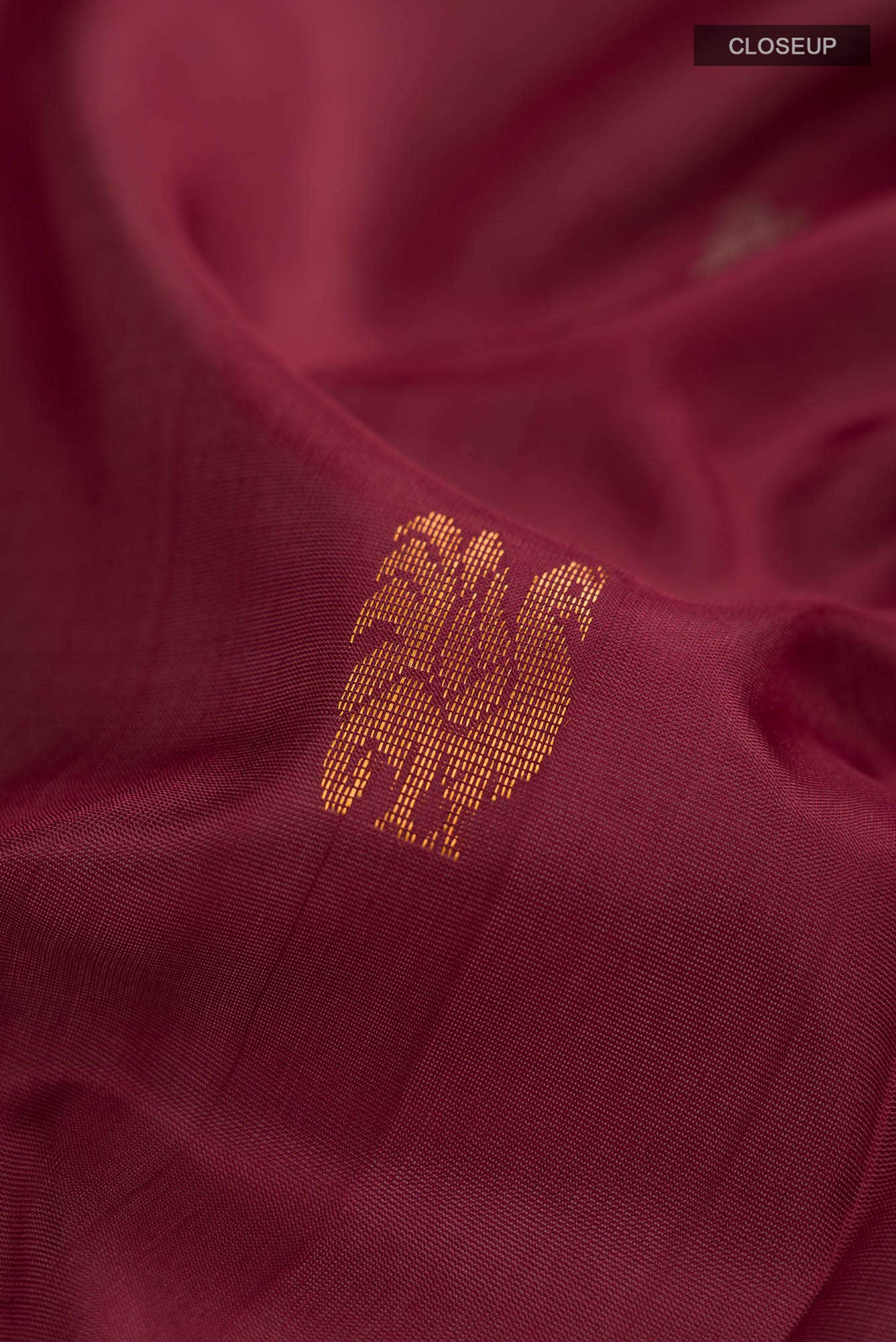Maroon Uppada Silk Saree