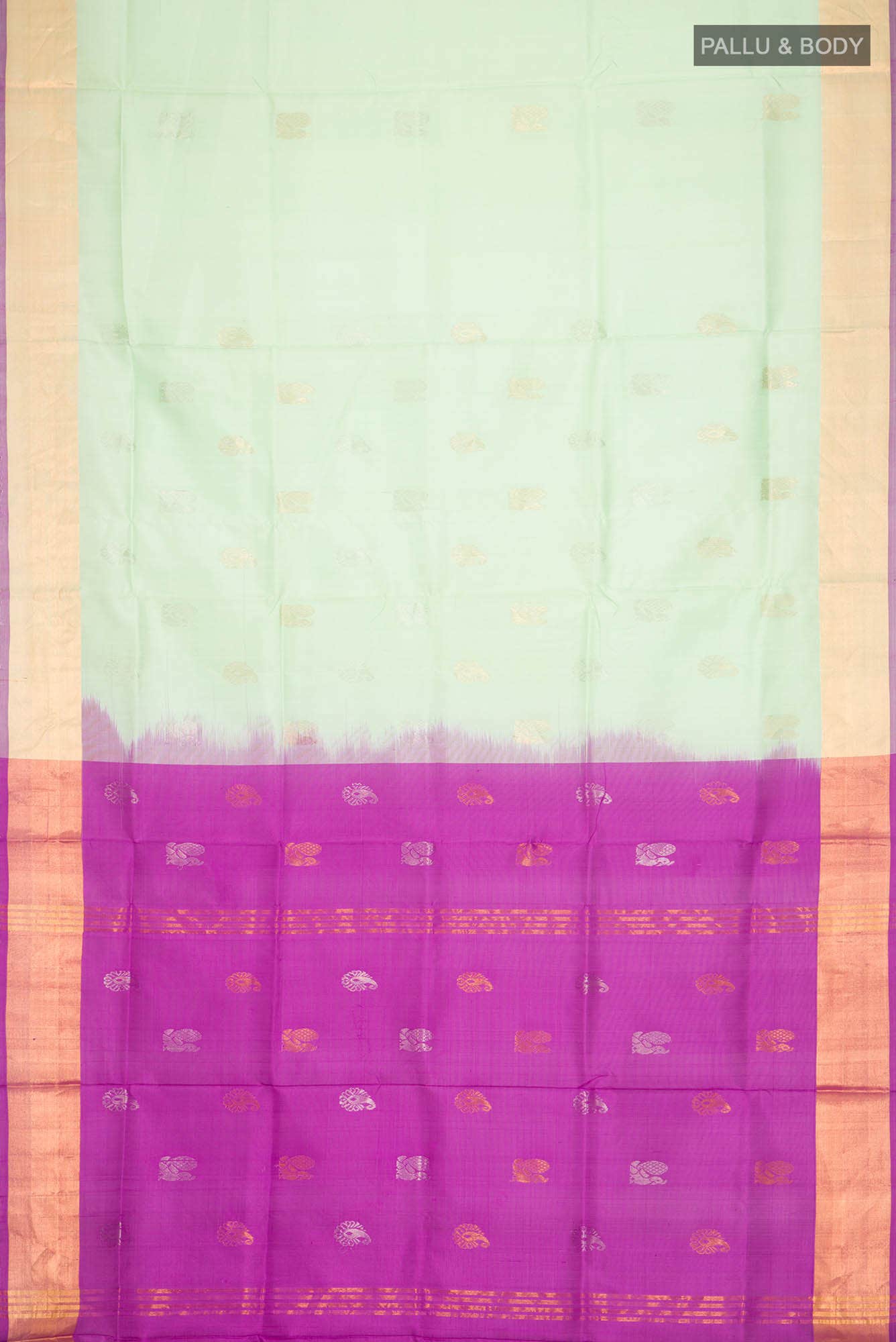Light Green Uppada Silk Saree