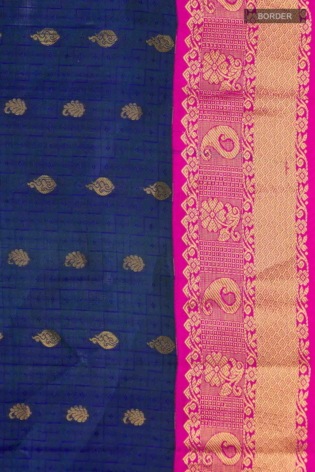 Blue Kanchipuram Silk Saree