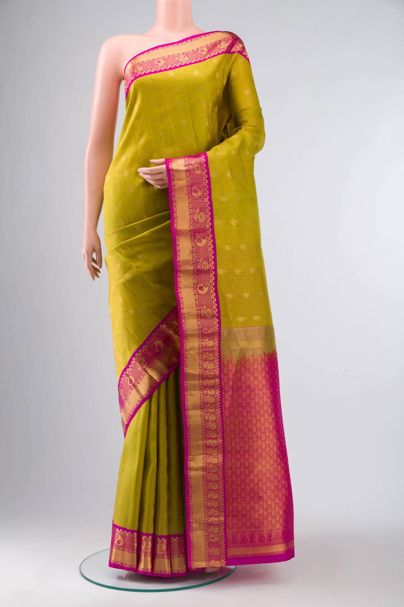 Green Kanchipuram Silk Saree