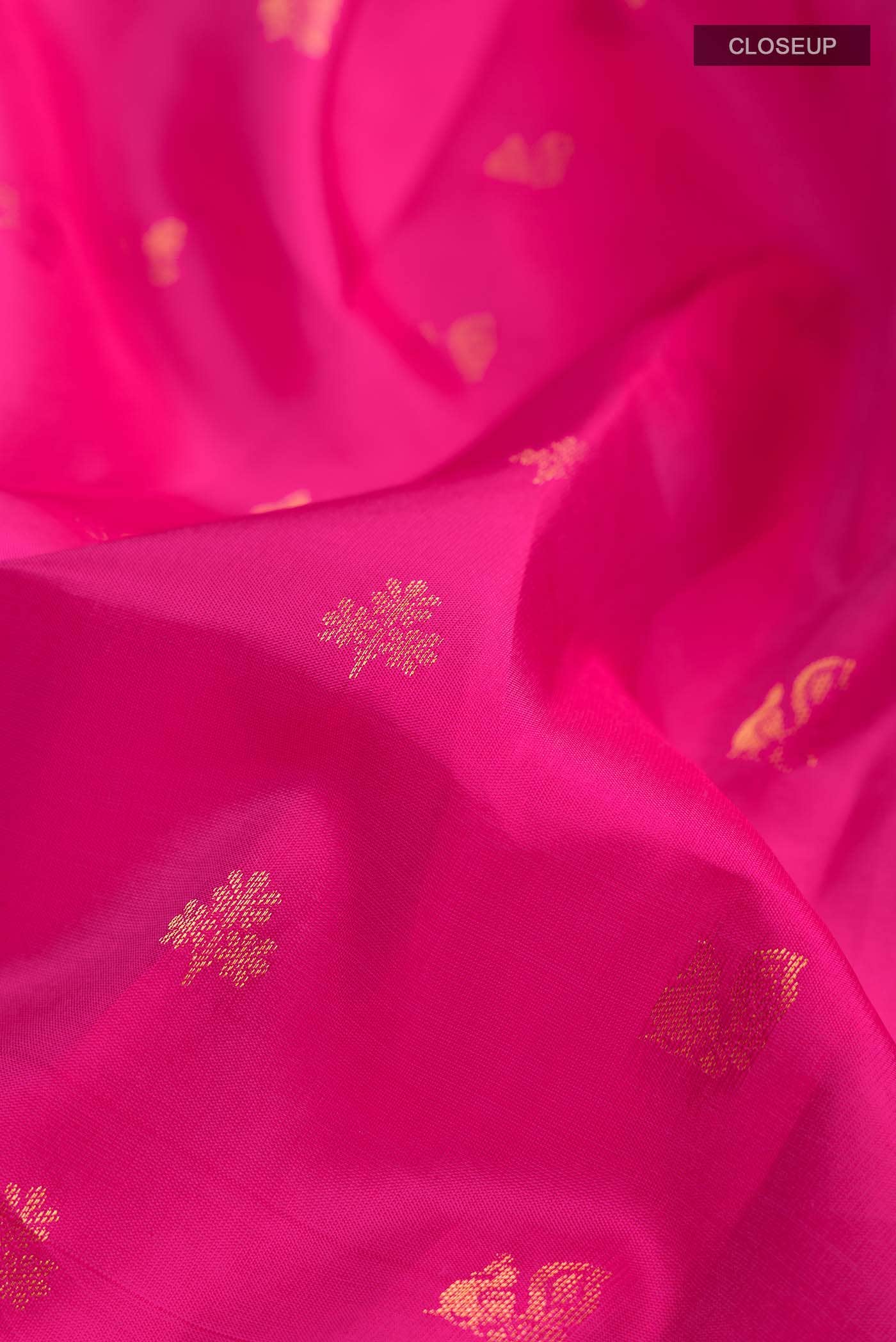 Pink Kanchipuram Silk Saree