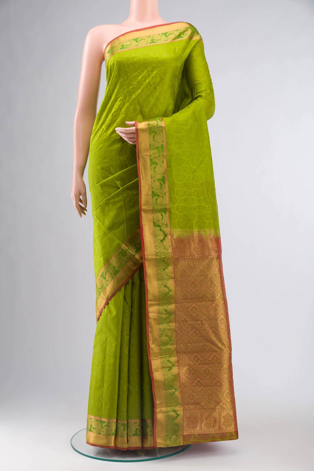 Green Kanchipuram Silk Saree