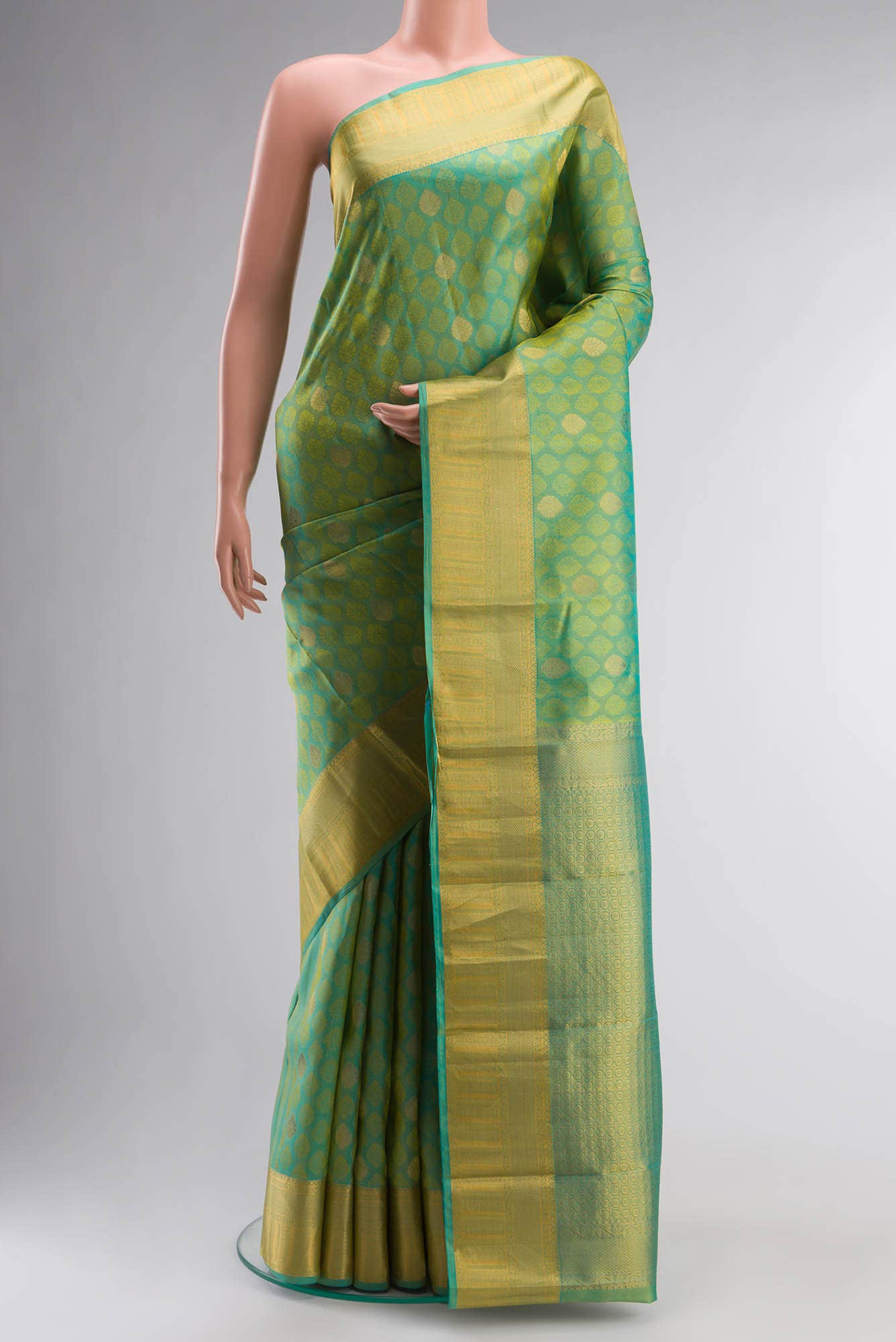 Green Kanchipuram Silk Saree