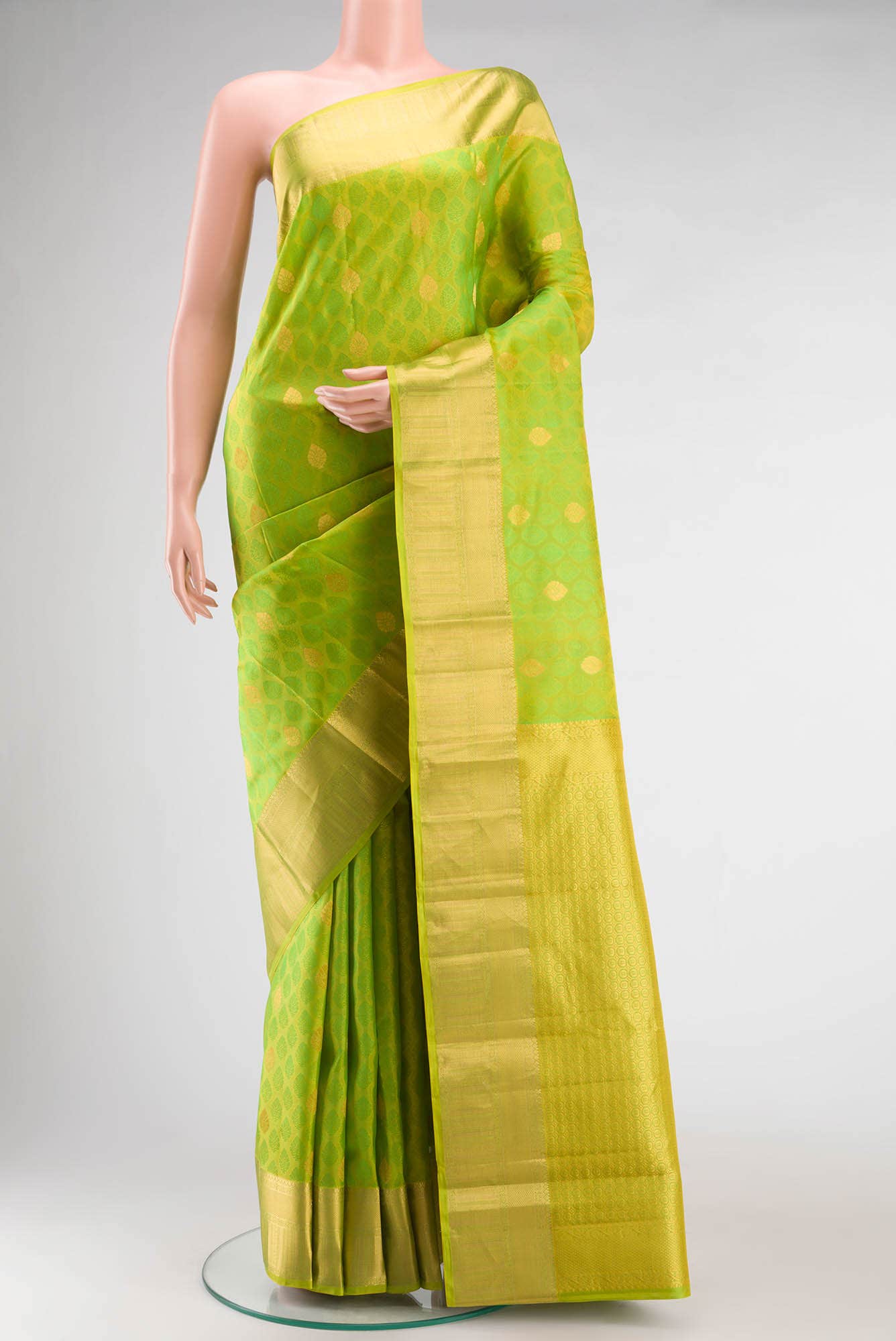 Green Kanchipuram Silk Saree