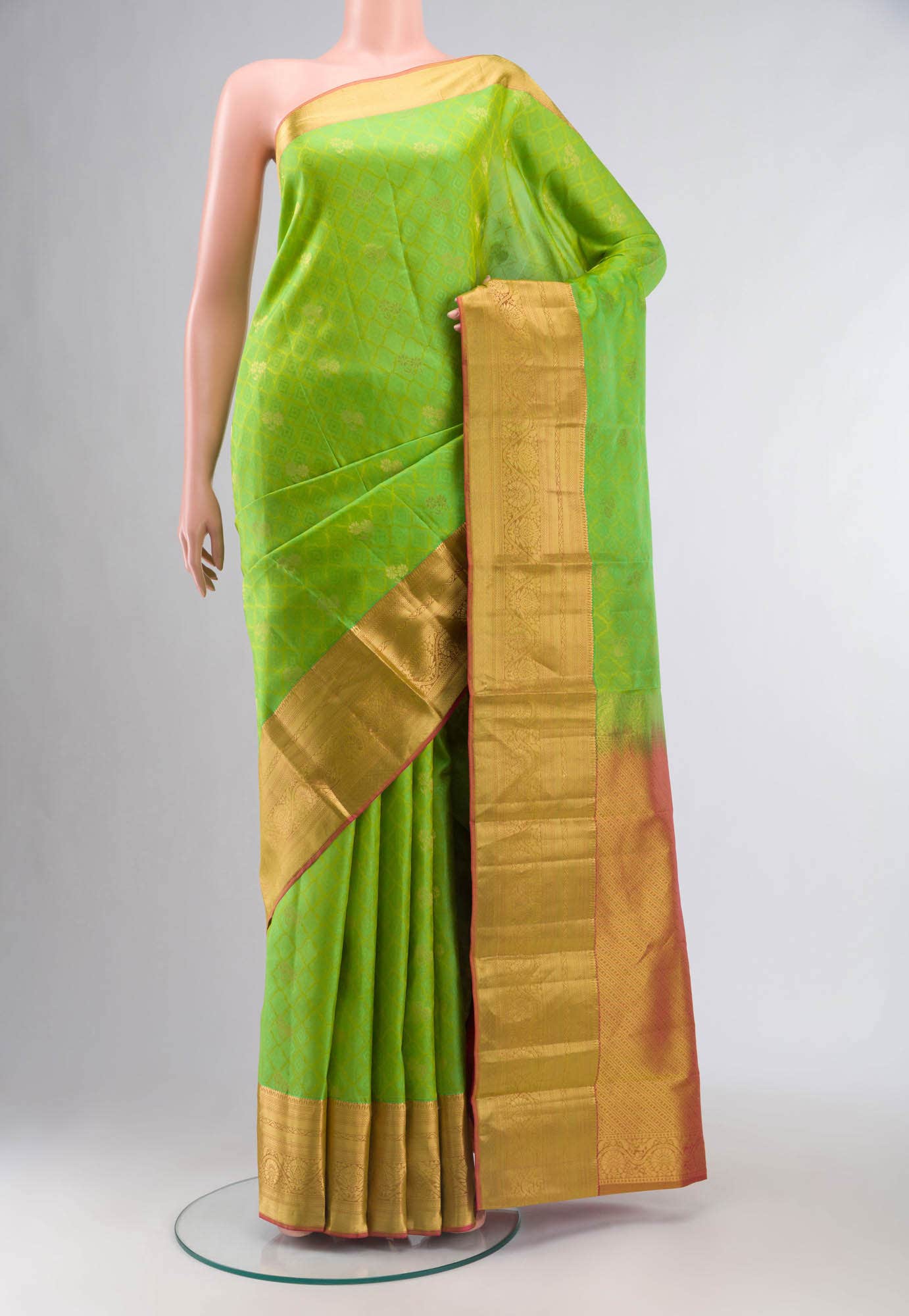 Green Kanchipuram Silk Saree