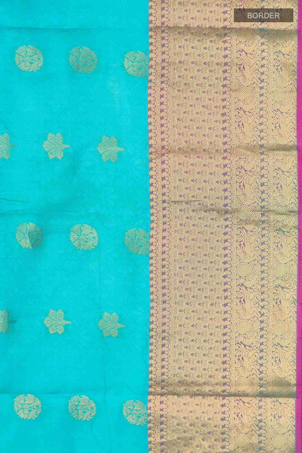 Blue Kanchipuram Silk Saree