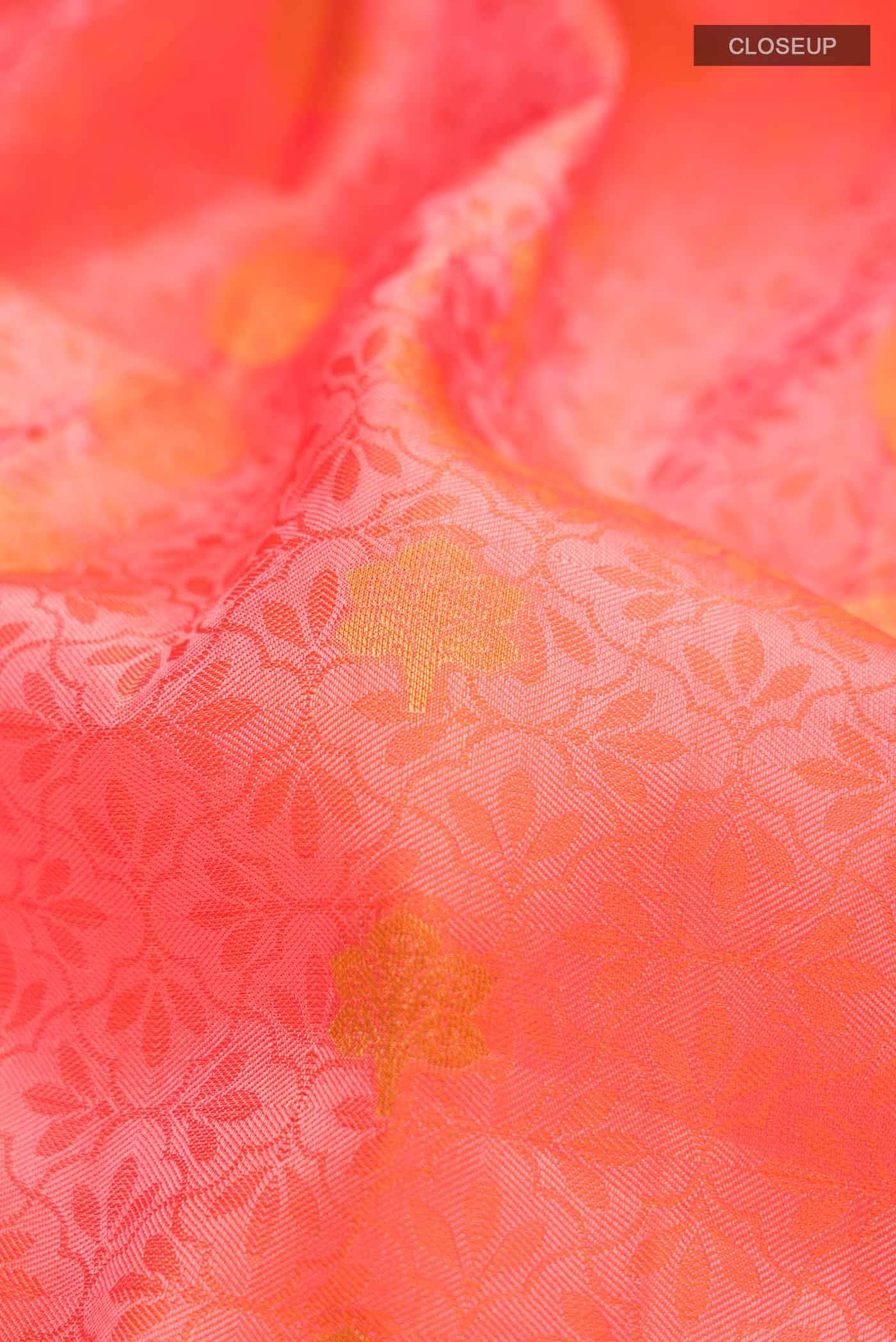 Pink Kanchipuram Silk Saree
