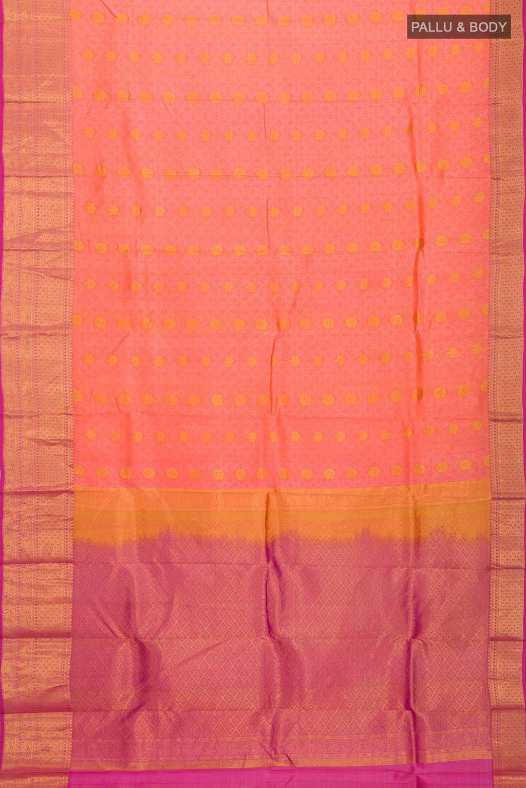 Pink Kanchipuram Silk Saree