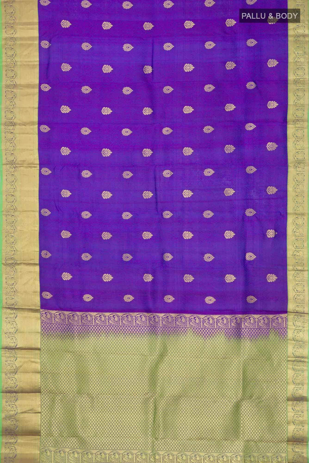Blue Kanchipuram Silk Saree