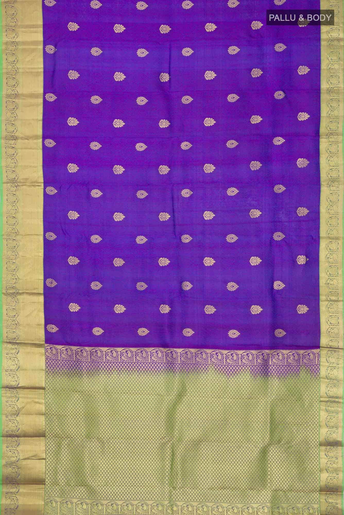 Blue Kanchipuram Silk Saree