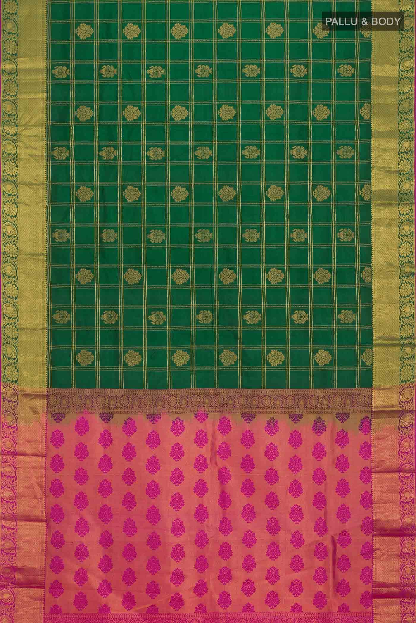 Green Kanchipuram Silk Saree