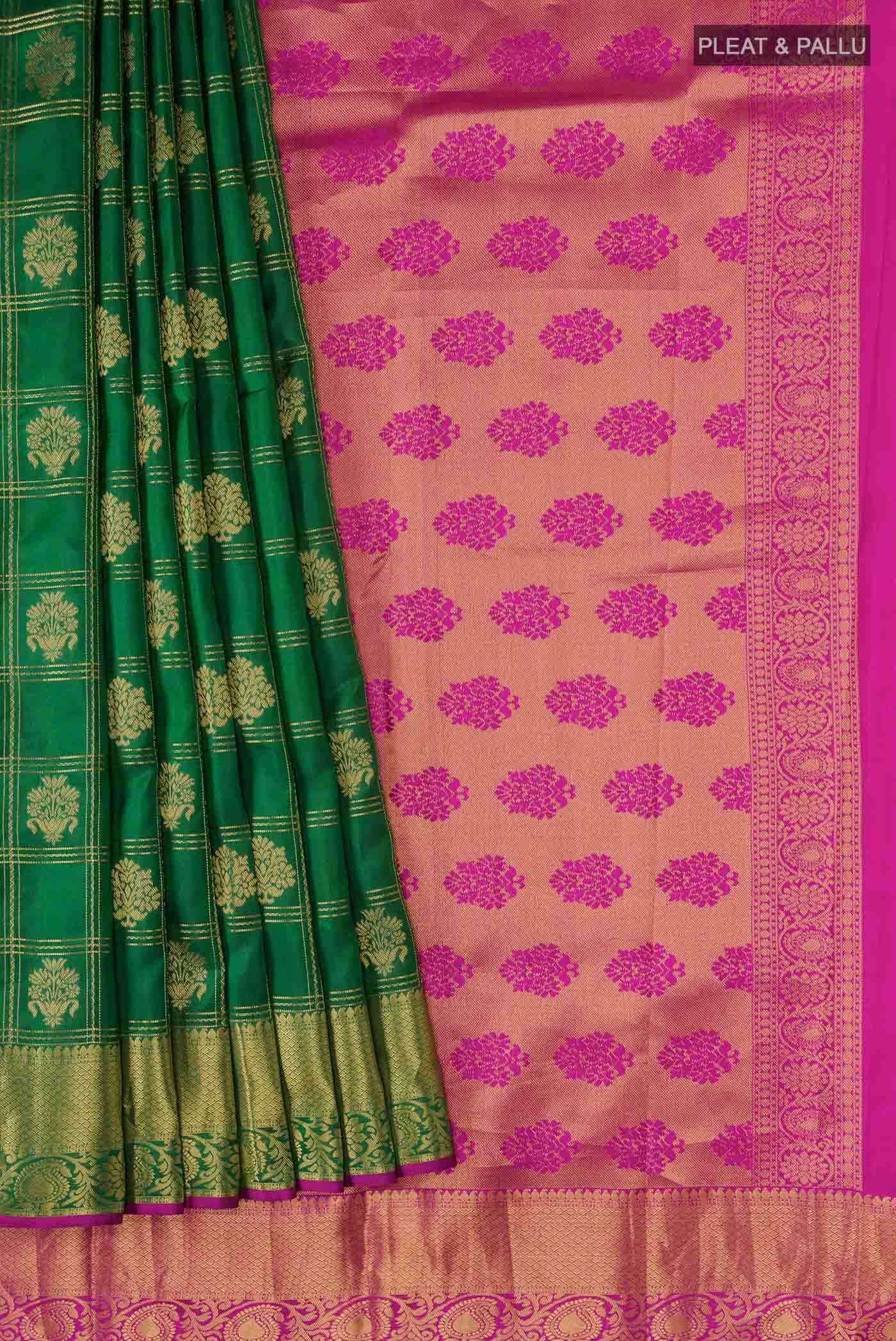 Green Kanchipuram Silk Saree